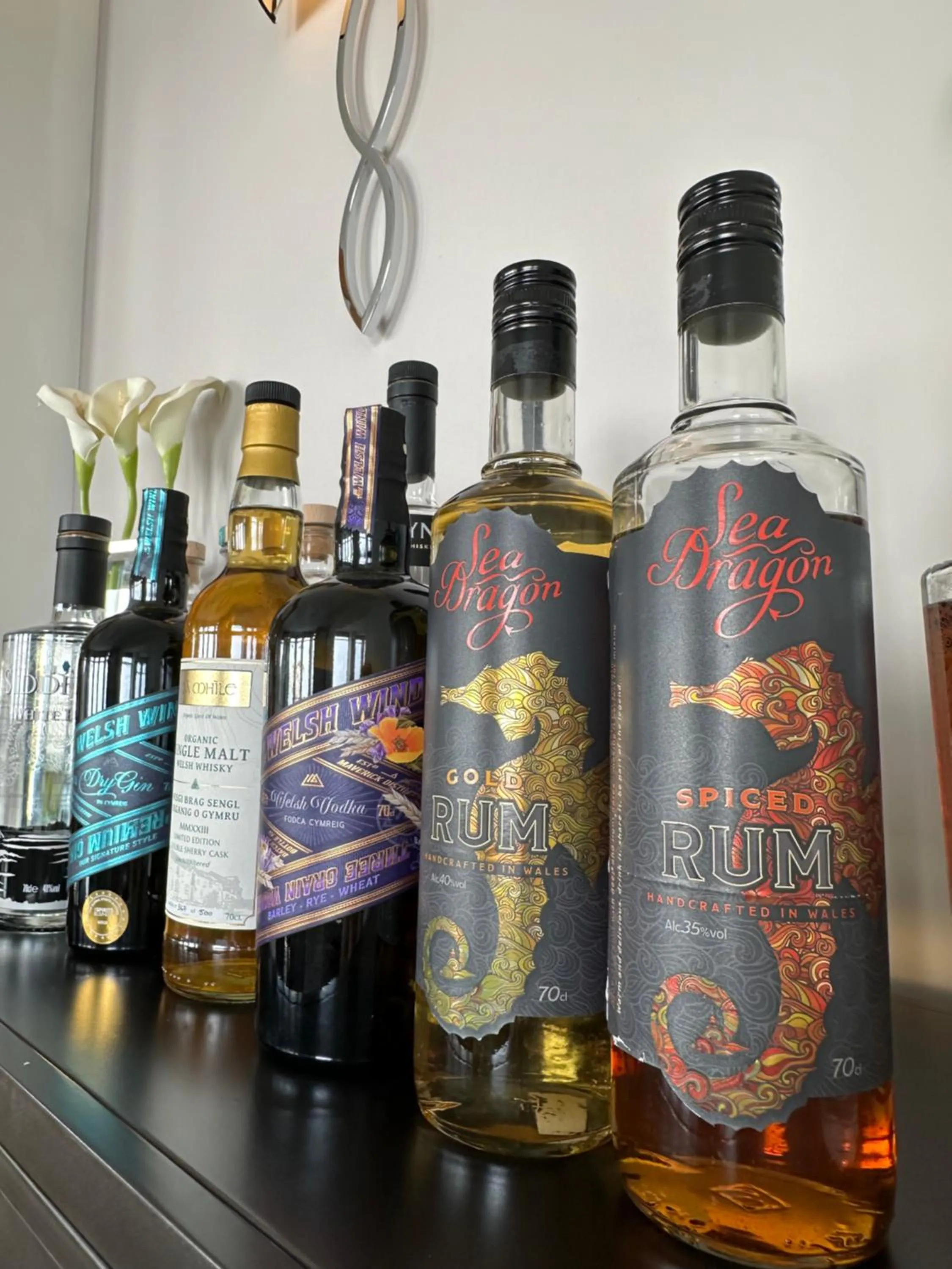 Alcoholic drinks in Caerwylan Hotel