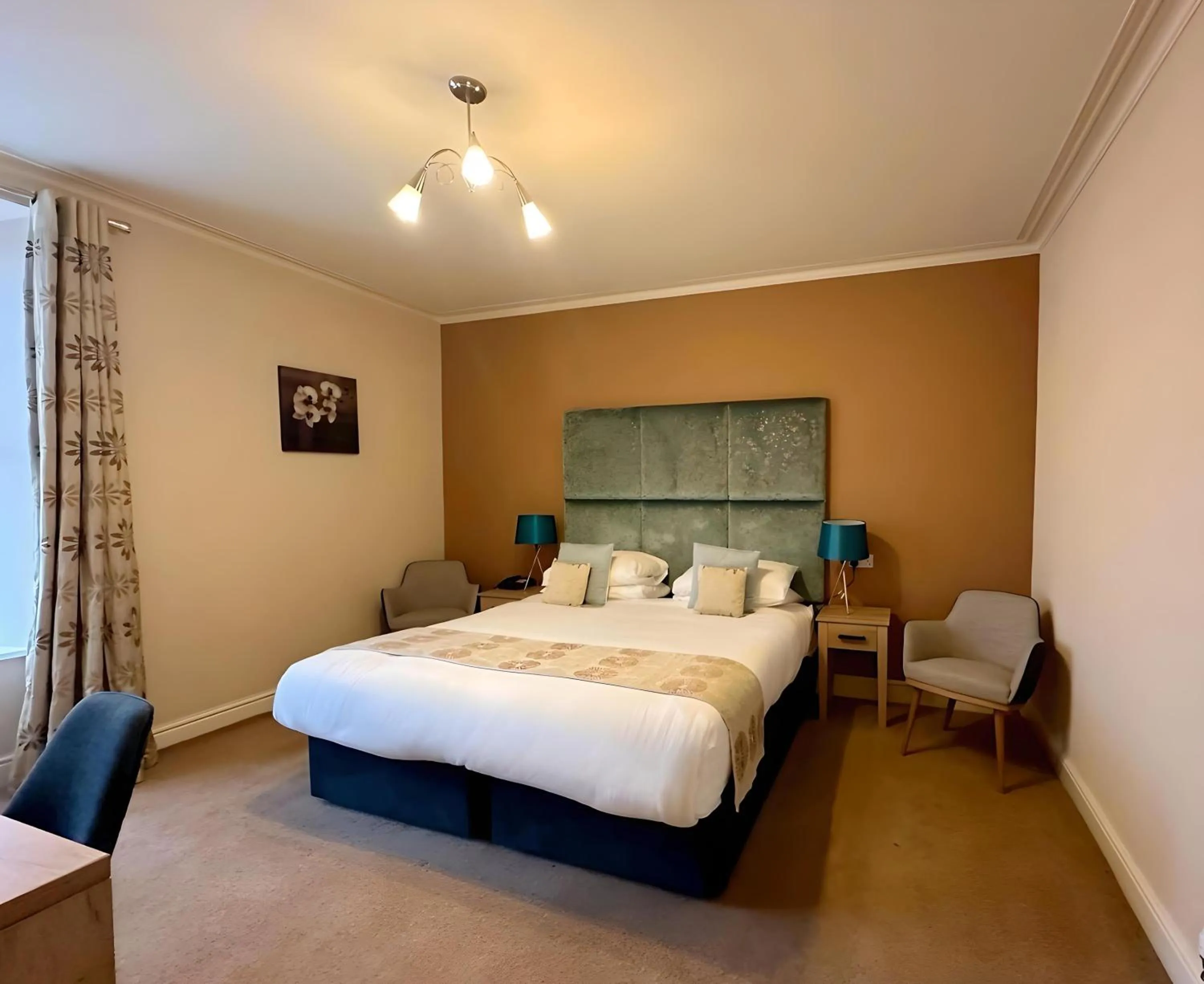 Bed in Caerwylan Hotel