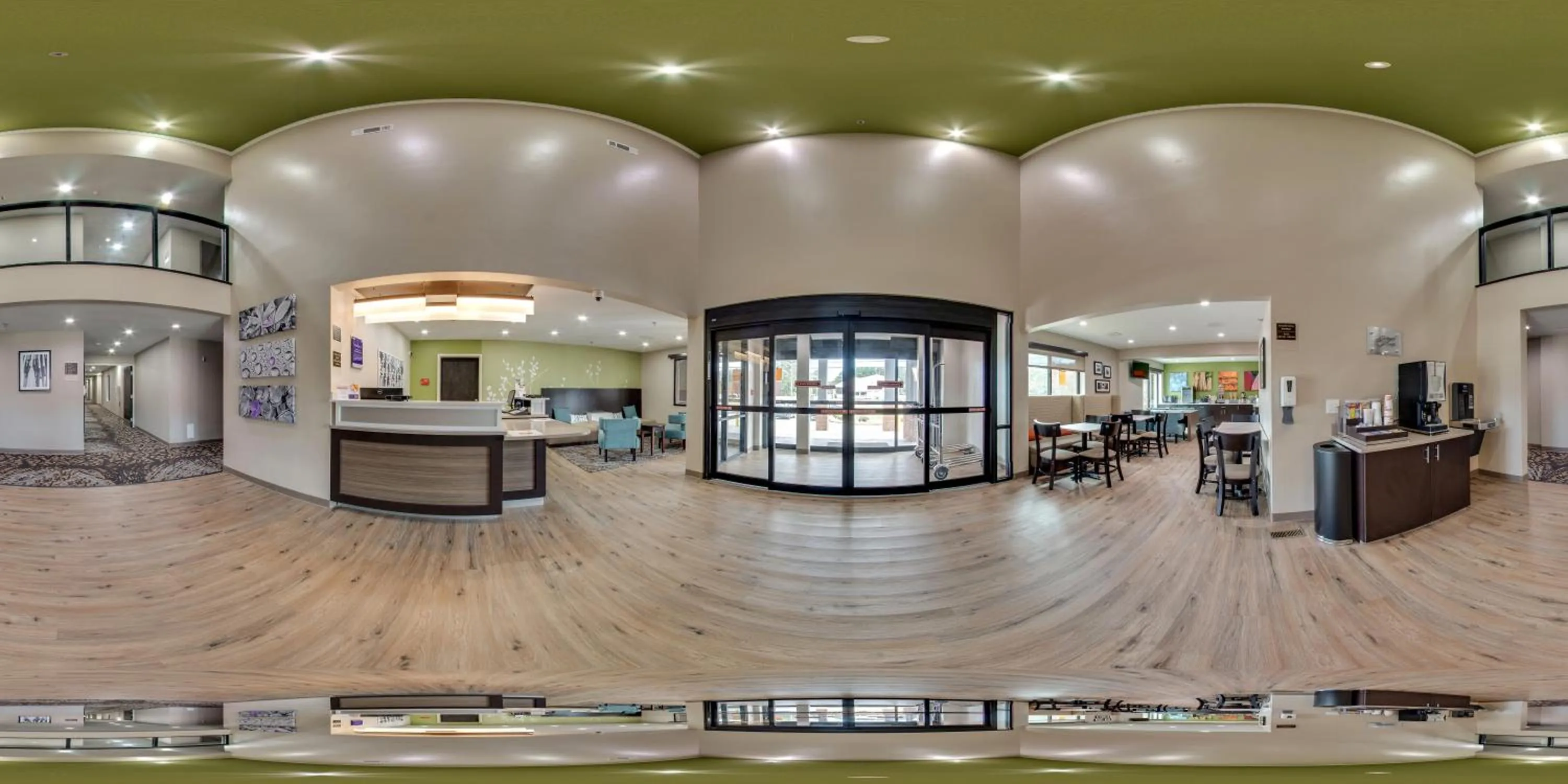 Lobby or reception in Rodeway Inn