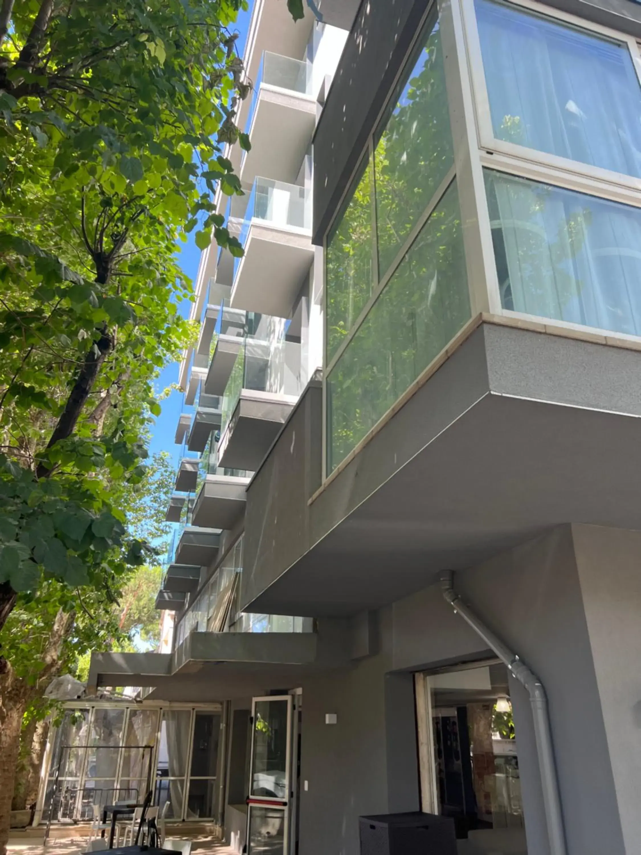 Property building in Hotel Modenese Property building in Hotel Modenese