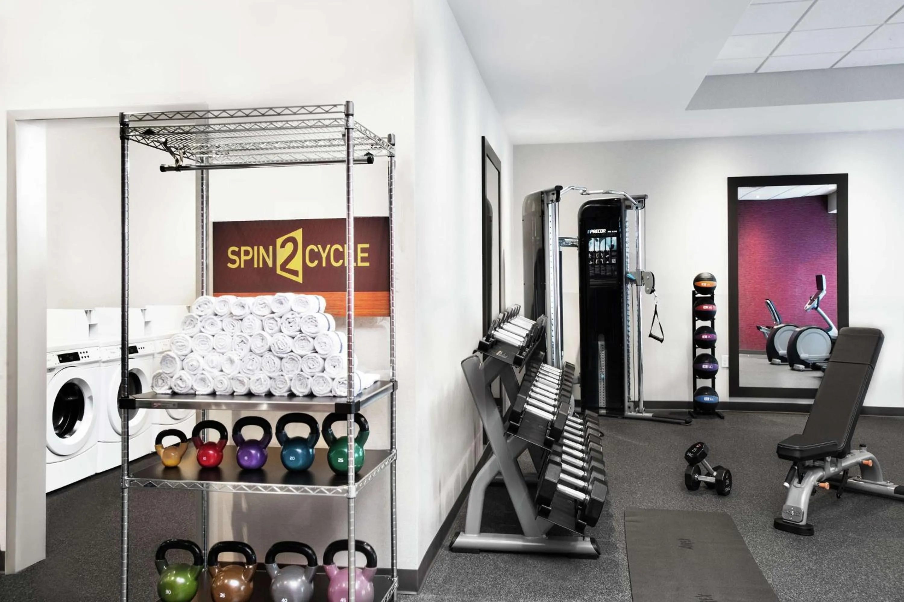 Fitness centre/facilities in Home2 Suites by Hilton Long Island Brookhaven