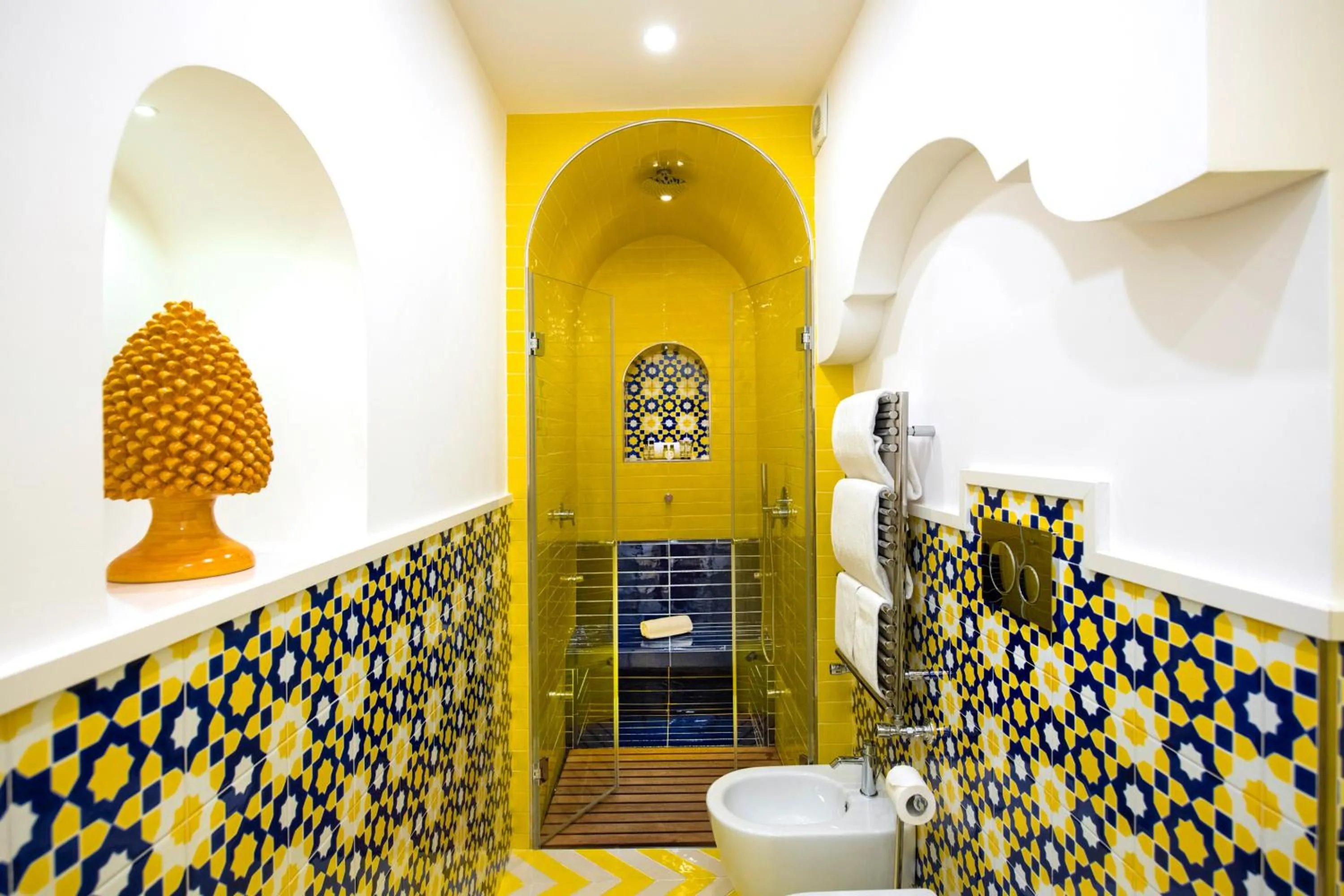 Bathroom in Imperati Suites by Alcione Residence