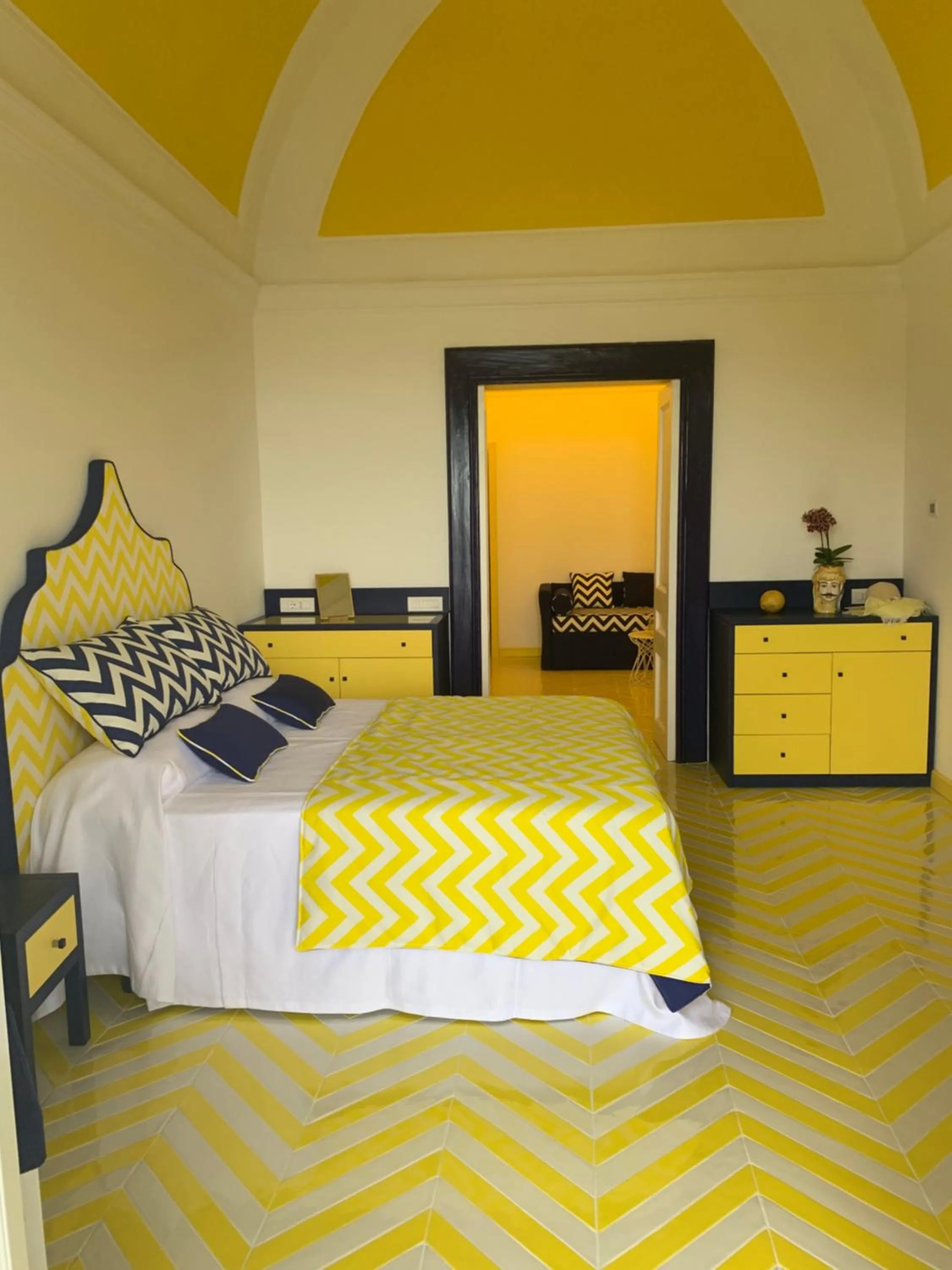 Bed in Imperati Suites by Alcione Residence
