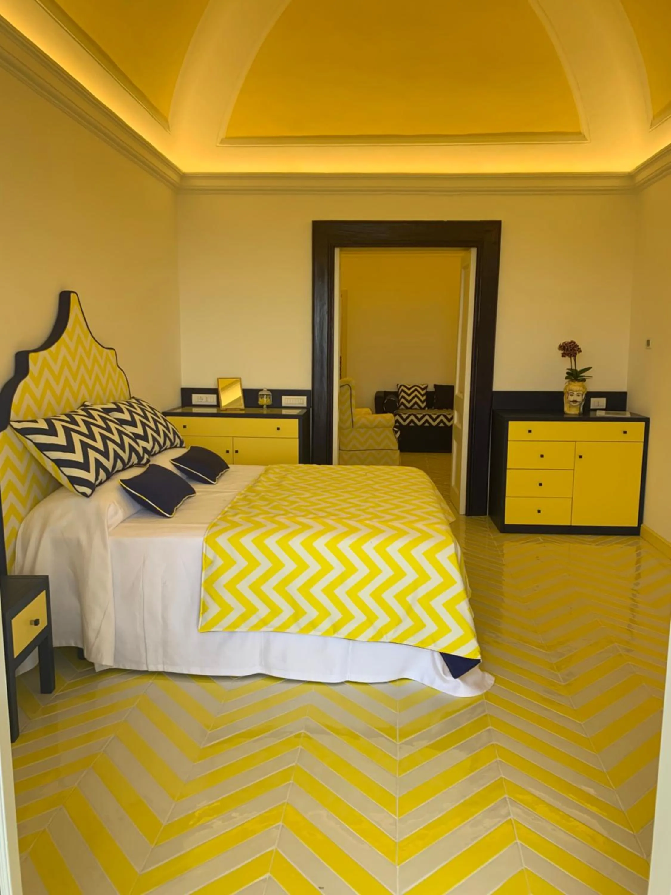 Bed in Imperati Suites by Alcione Residence