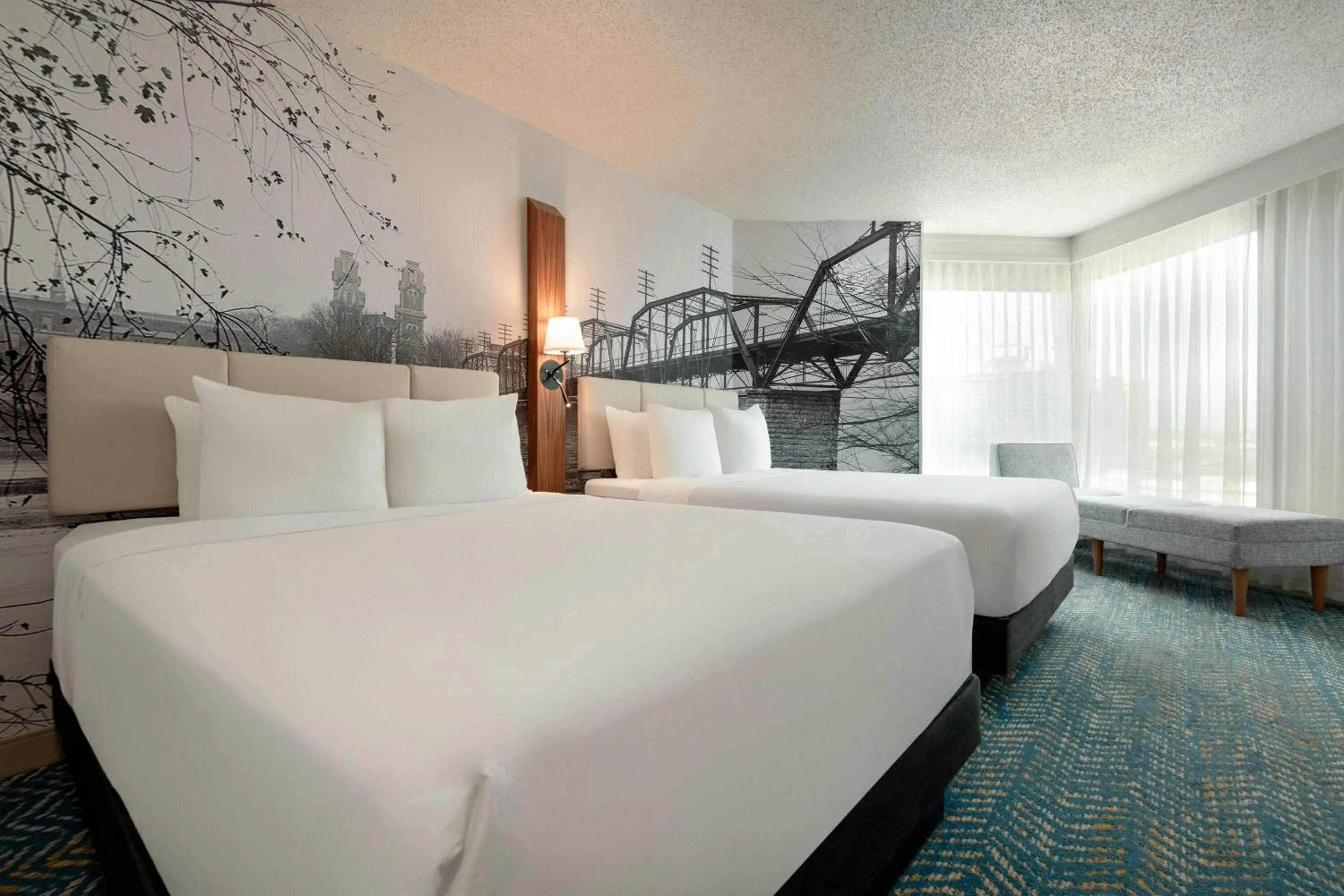 Photo of the whole room, Bed in Fort Pontchartrain Detroit, a Wyndham Hotel