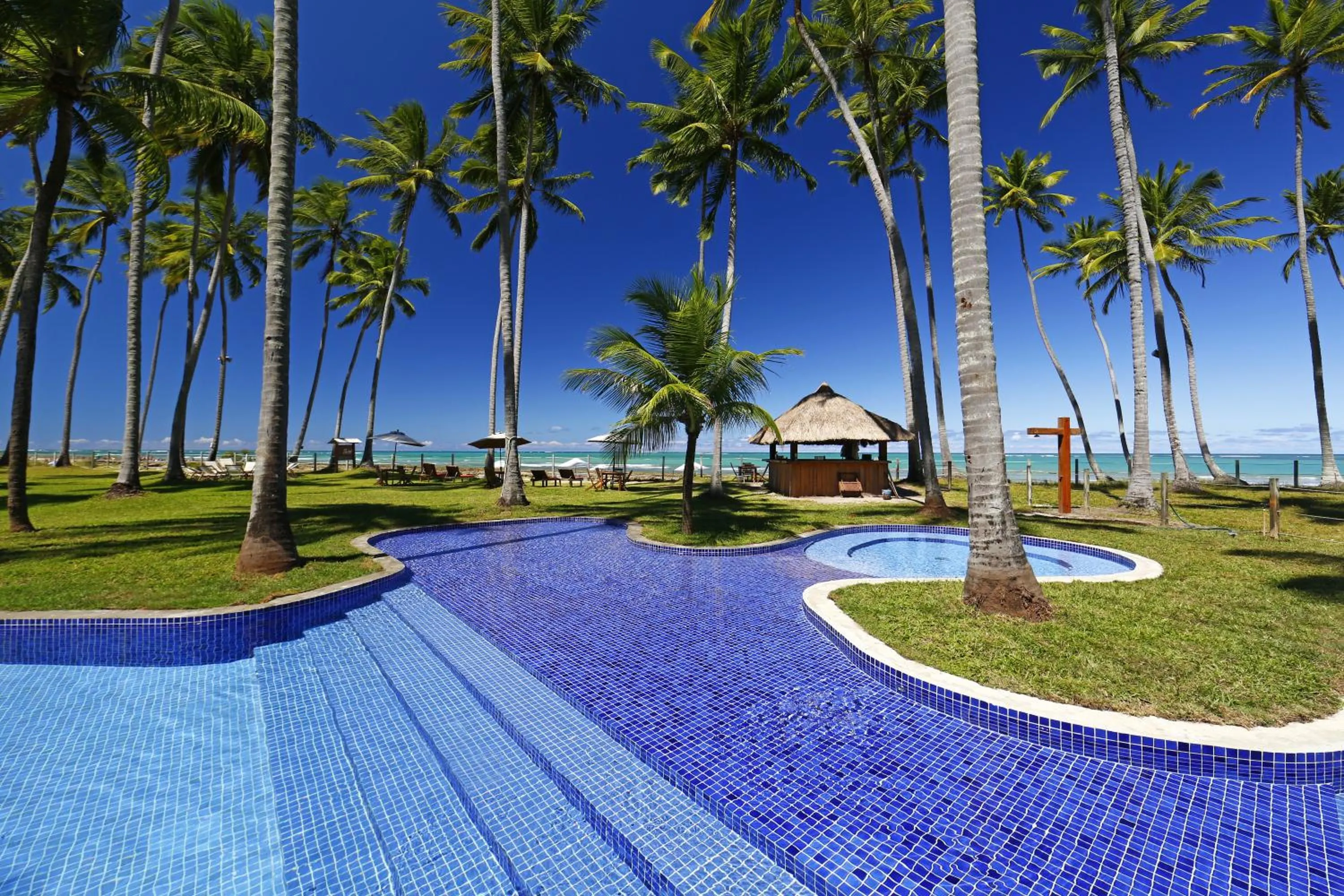 Pool view in Pontal dos Carneiros Beach Bungalows
