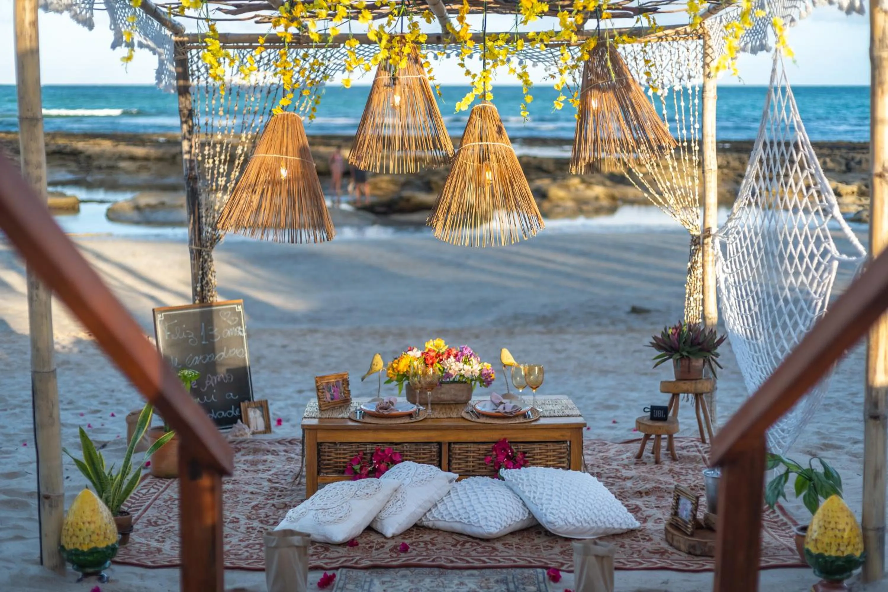 Dinner in Pontal dos Carneiros Beach Bungalows