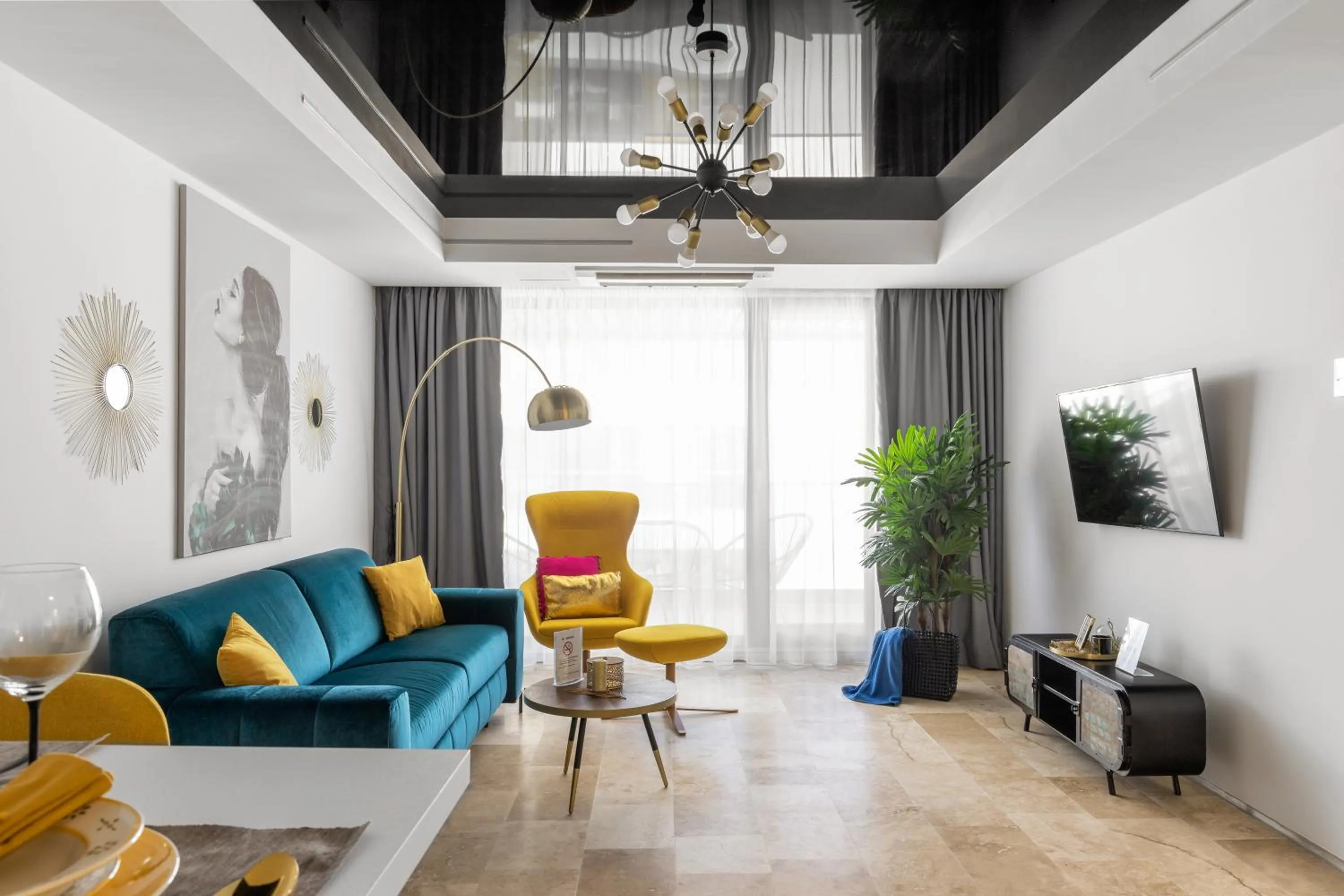 Living room in Novum By the Sea