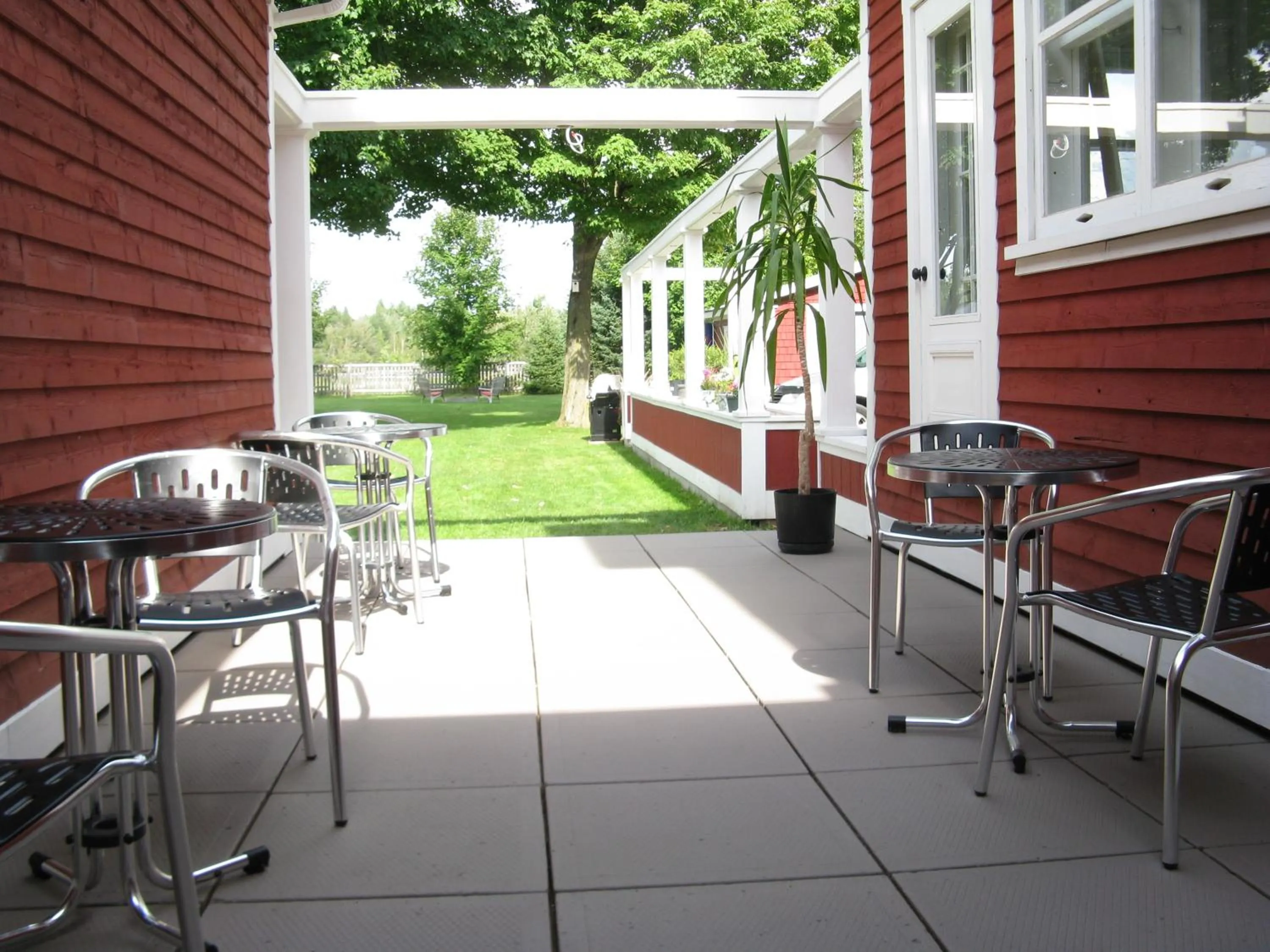 Patio in Le Gîte Du Coteau
