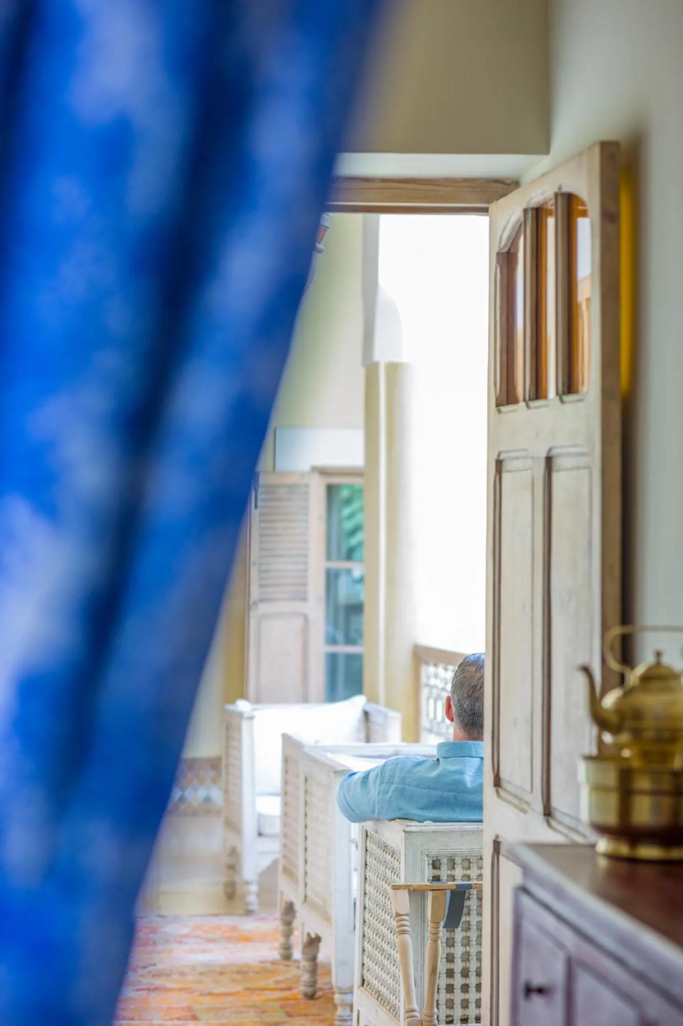 Balcony/Terrace in Riad Azoulay