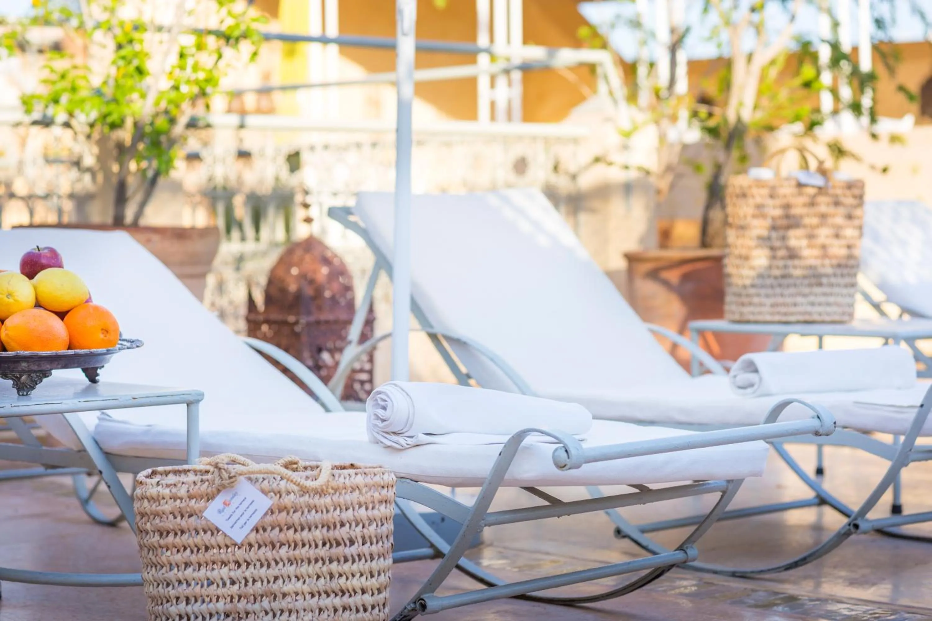 Balcony/Terrace in Riad Azoulay