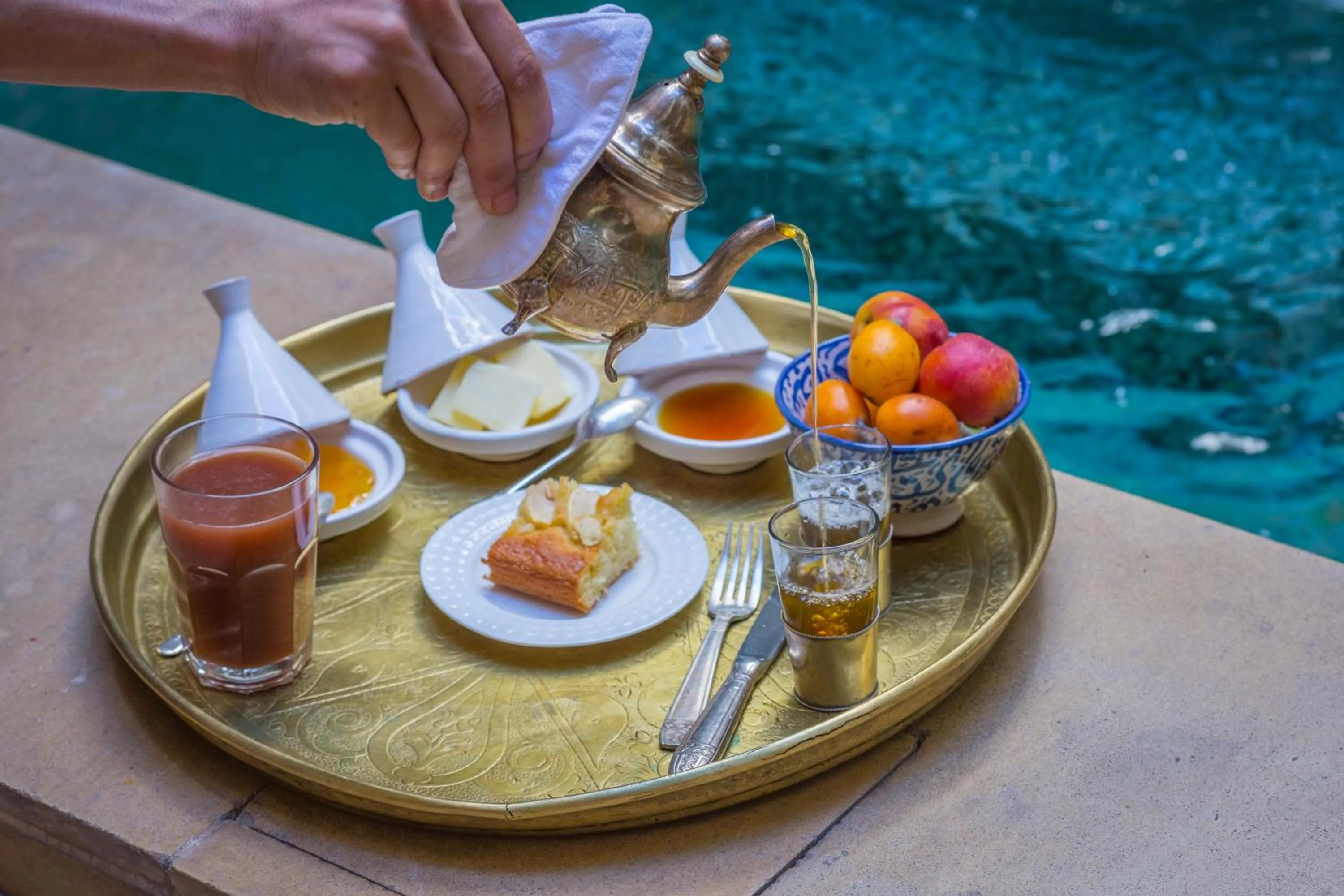 Breakfast in Riad Azoulay