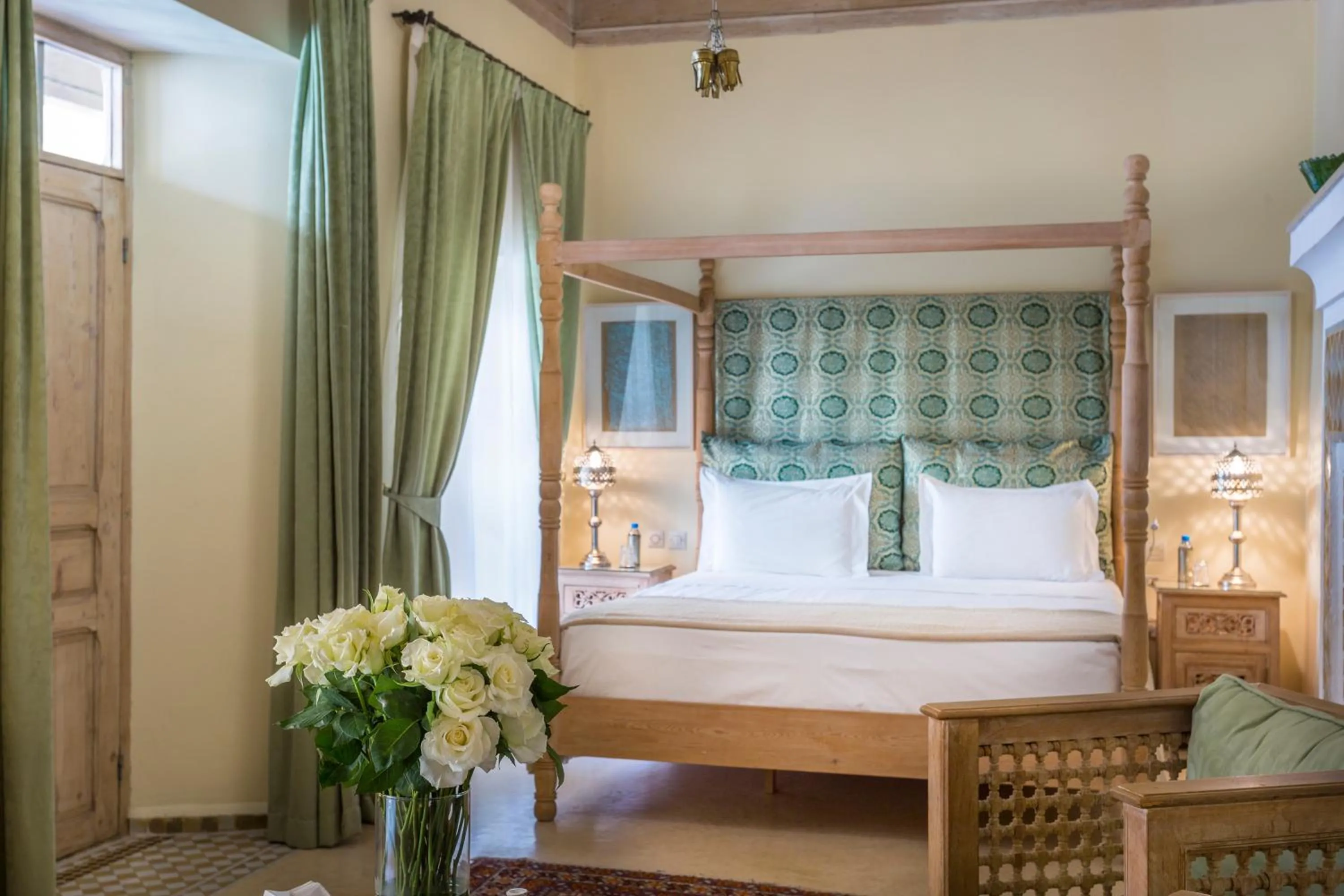 Photo of the whole room, Bed in Riad Azoulay