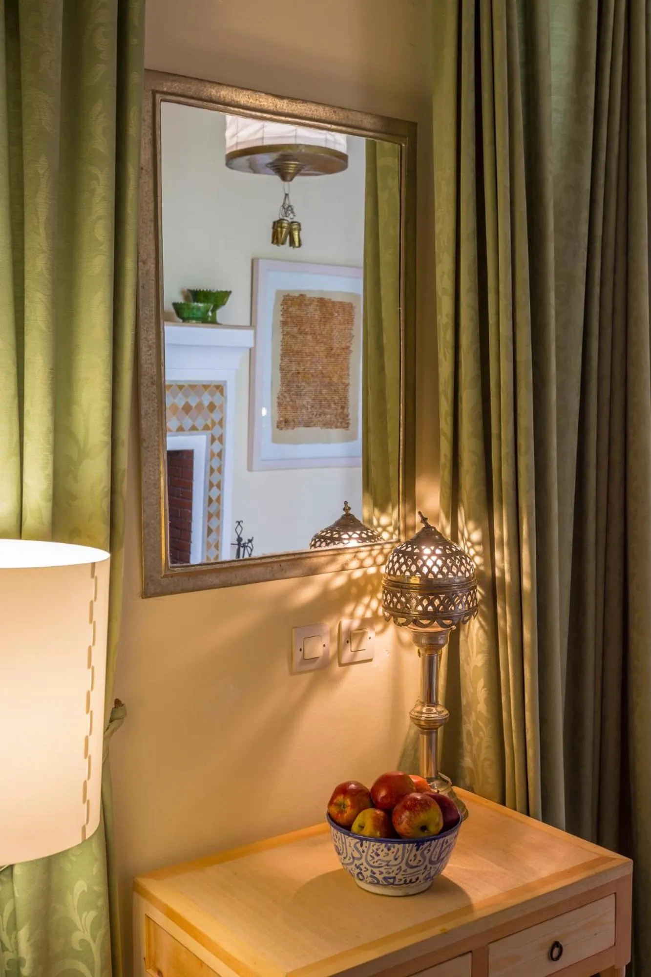 Seating area in Riad Azoulay