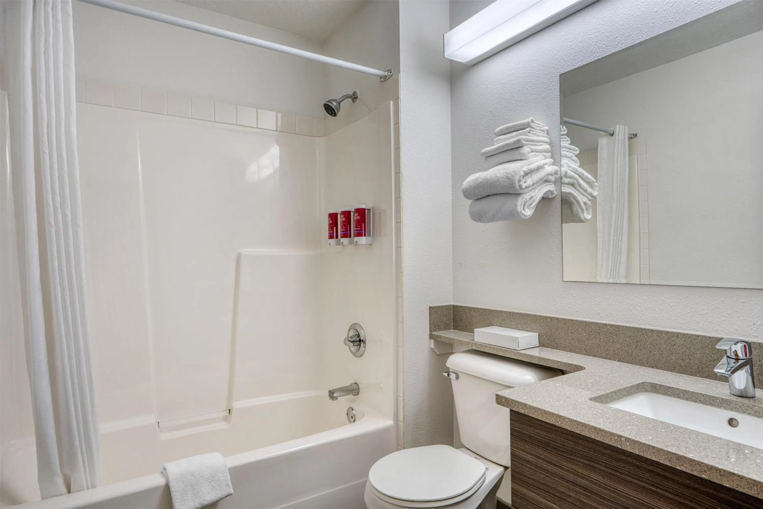 Bathroom in SureStay Plus Hotel by Best Western Lethbridge
