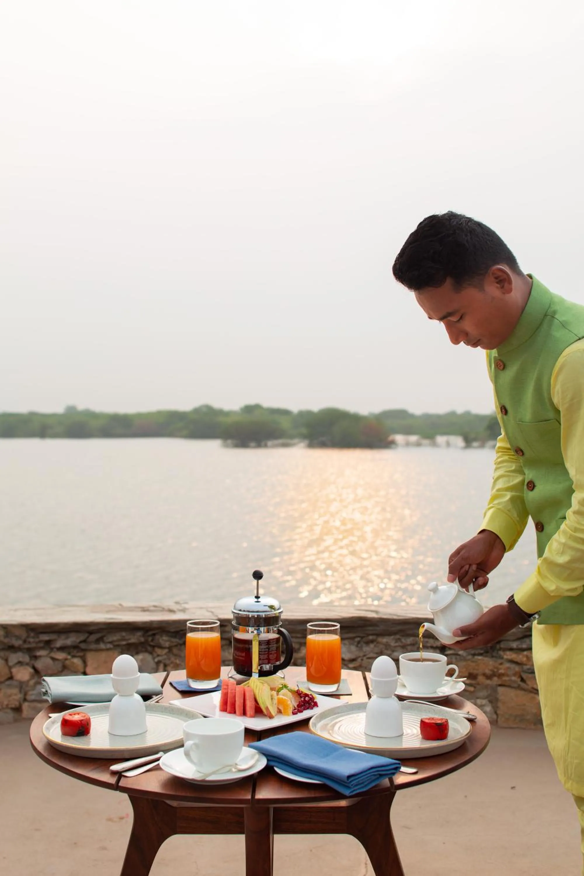 Breakfast in RAAS Chhatrasagar, Nimaj, District Pali