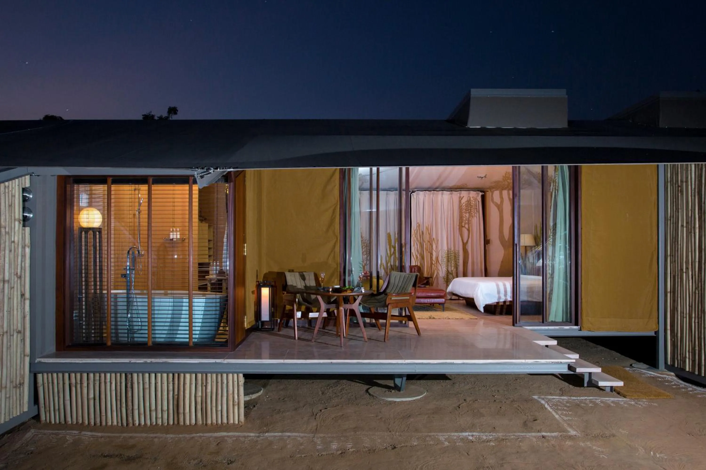 Patio in RAAS Chhatrasagar, Nimaj, District Pali