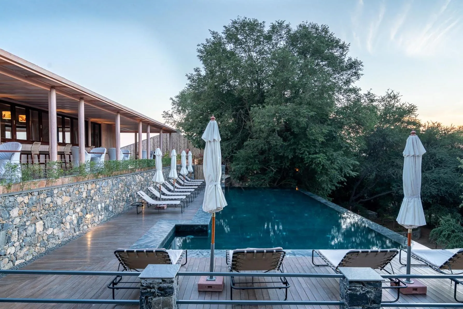 Swimming pool in RAAS Chhatrasagar, Nimaj, District Pali