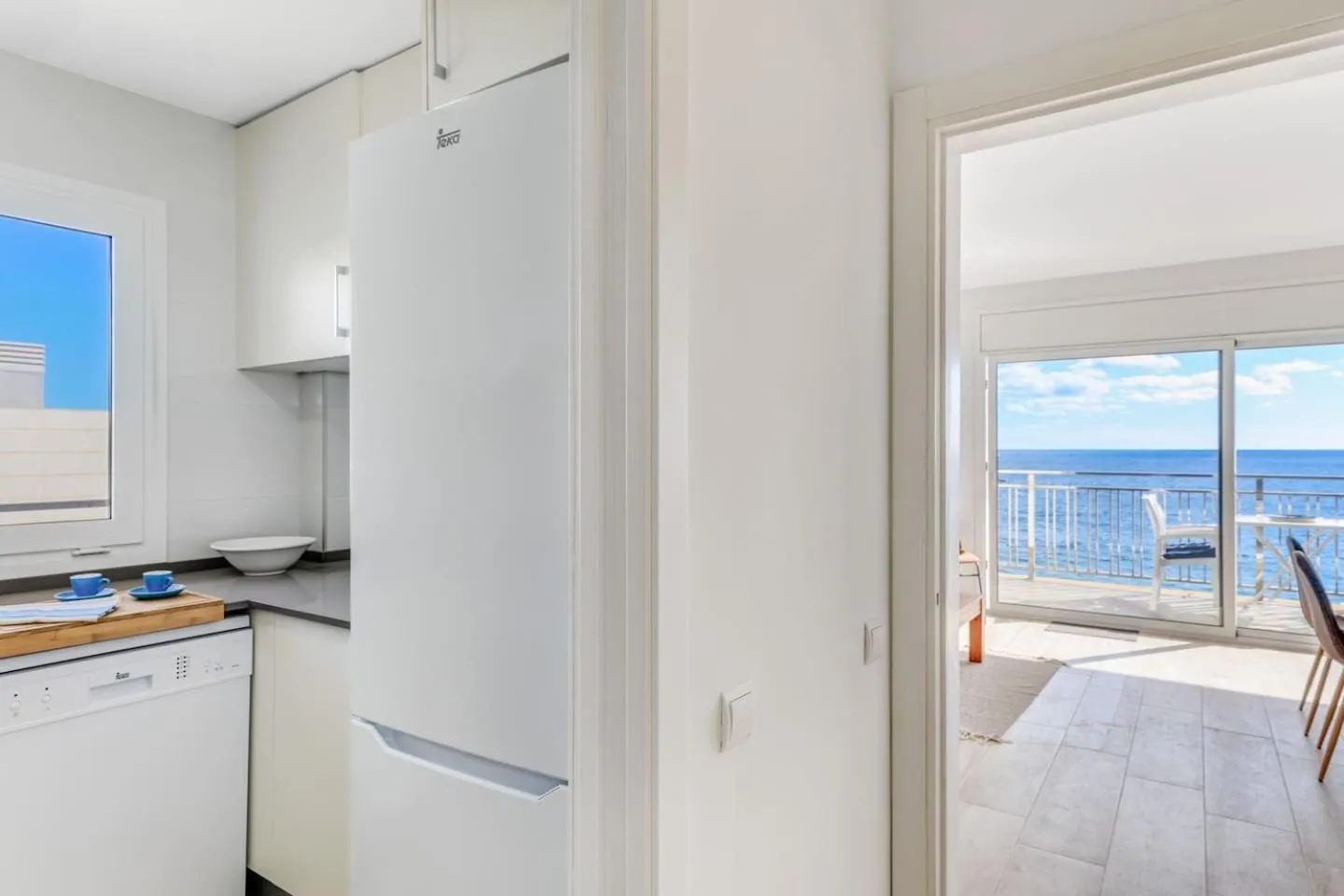 Kitchen or kitchenette in Flateli Sant Antoni 1