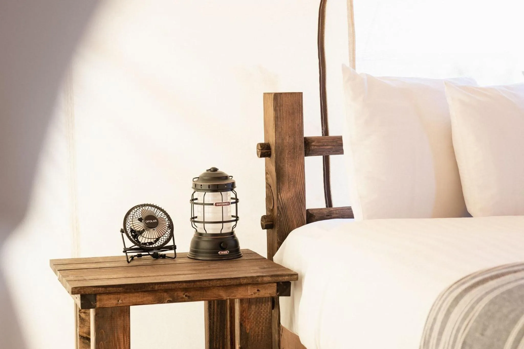 Bed in Under Canvas Moab