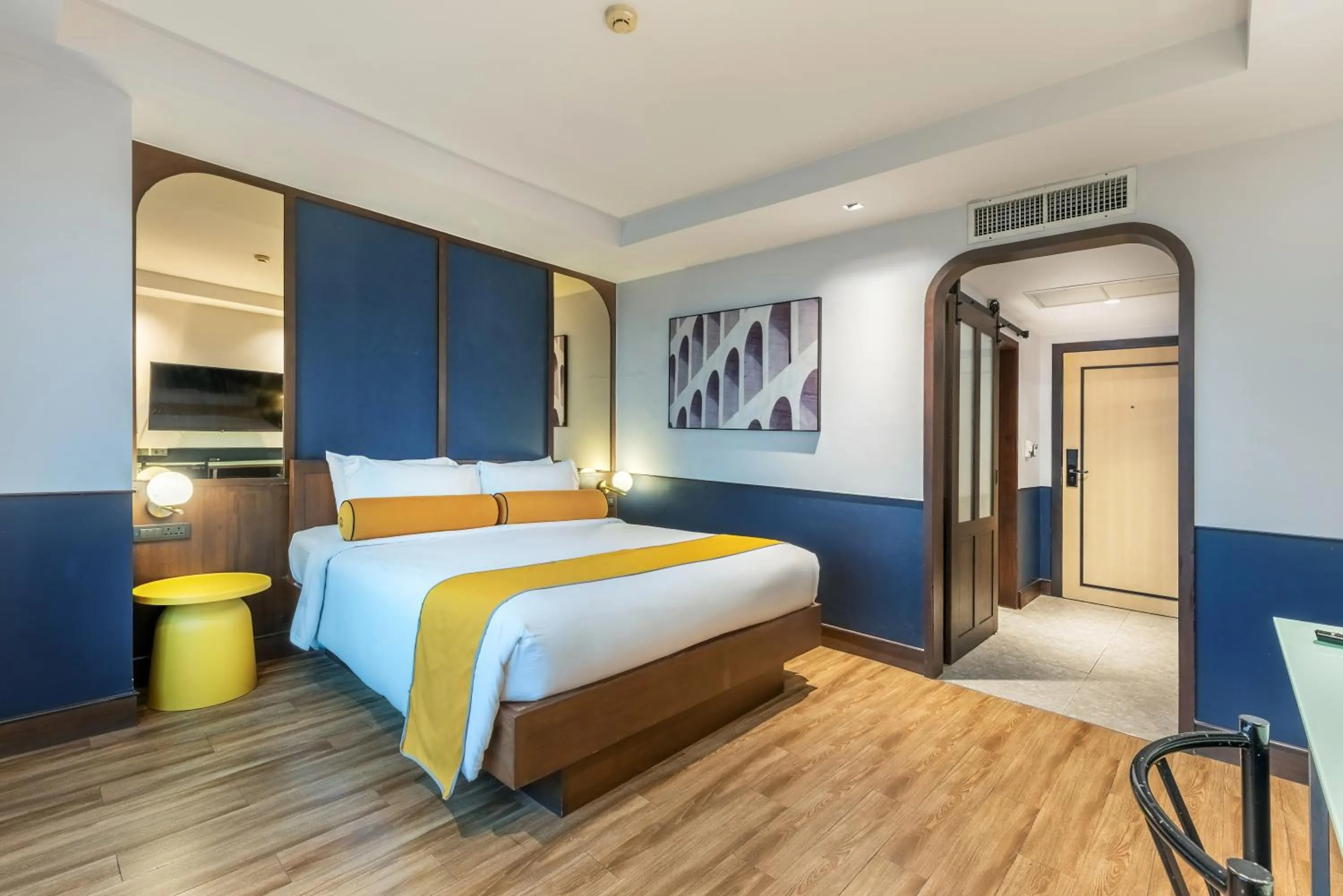 Bed in Graph Hotels Bangkok