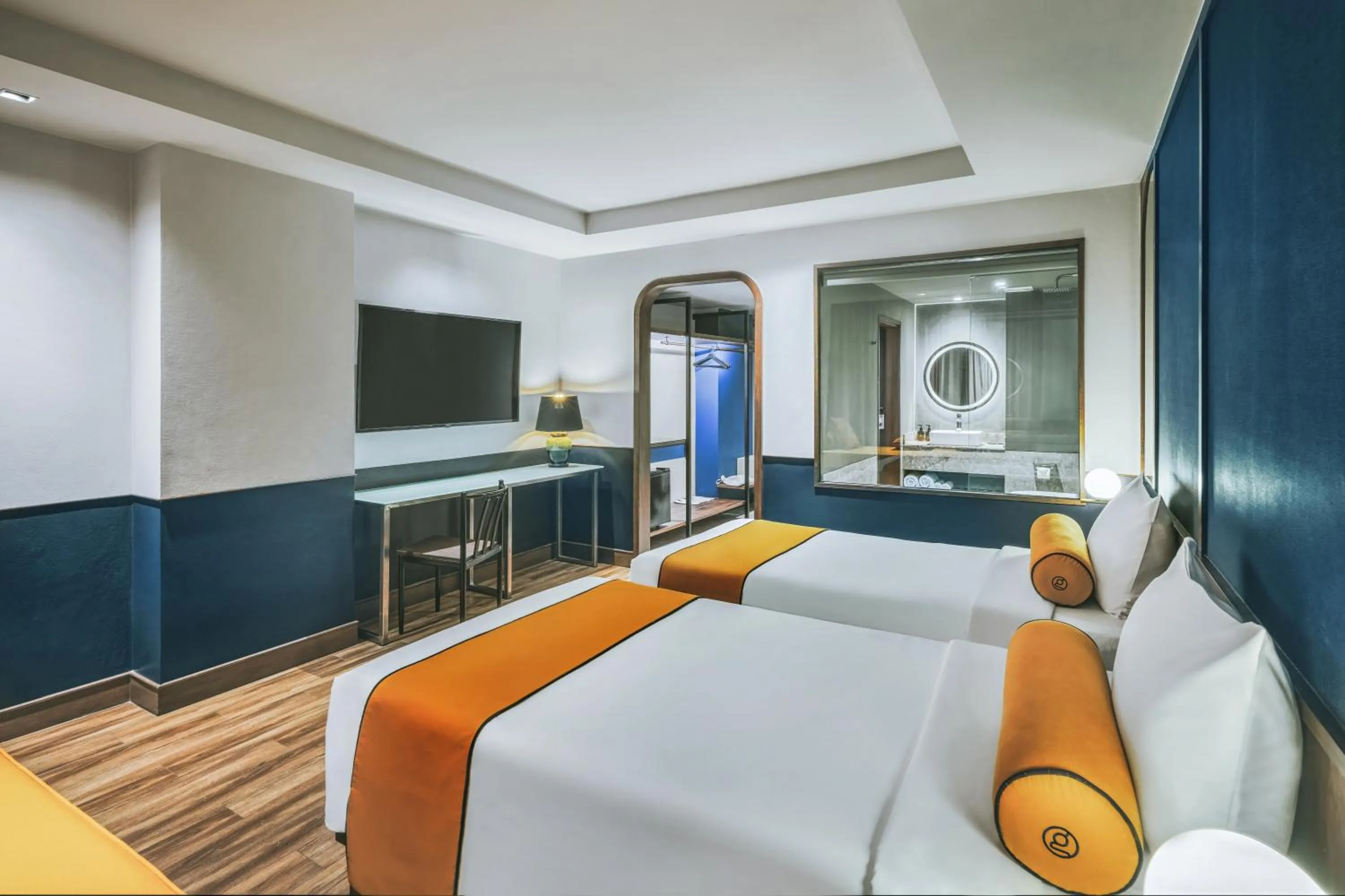 Bed in Graph Hotels Bangkok