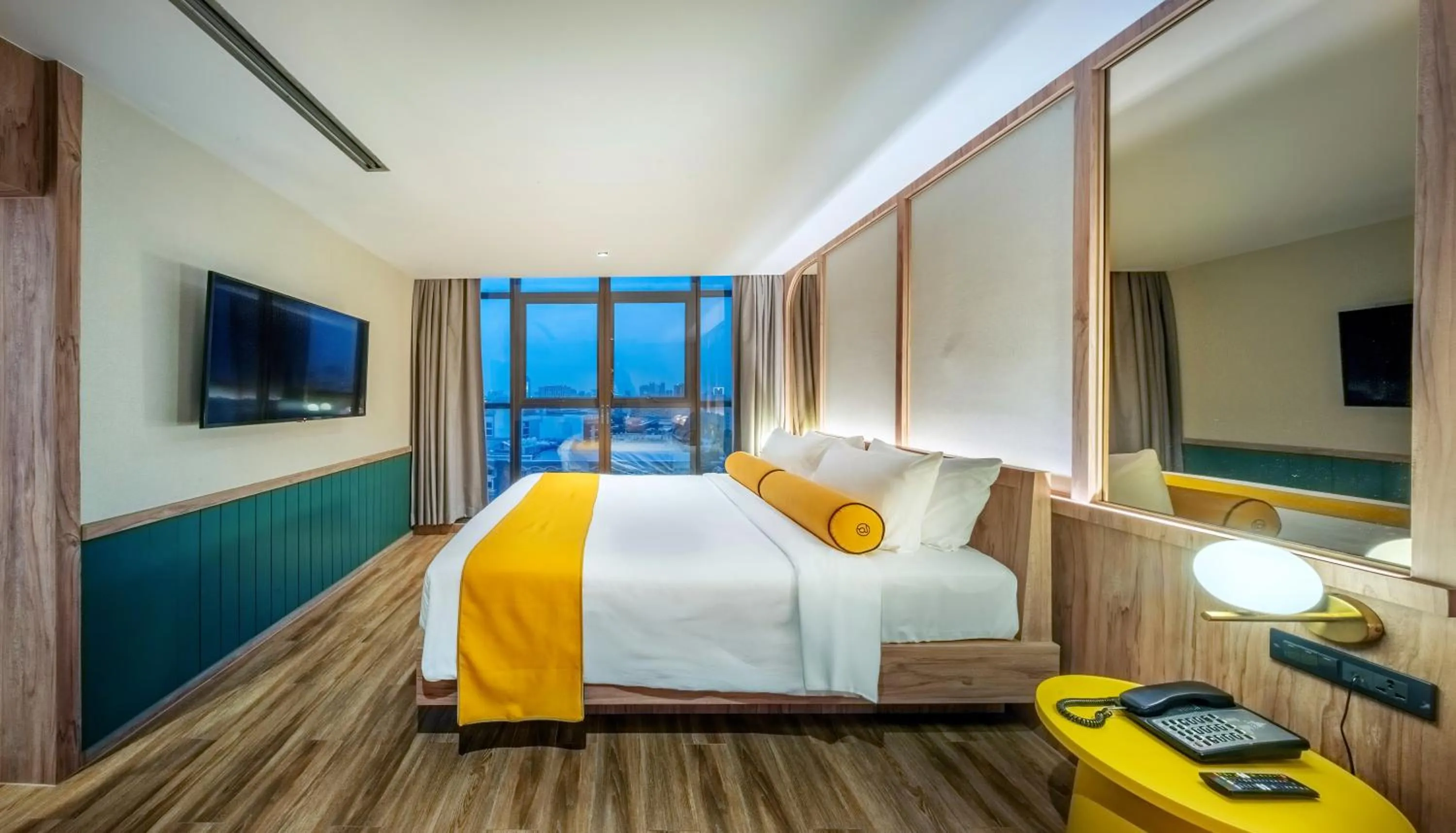 Bed in Graph Hotels Bangkok