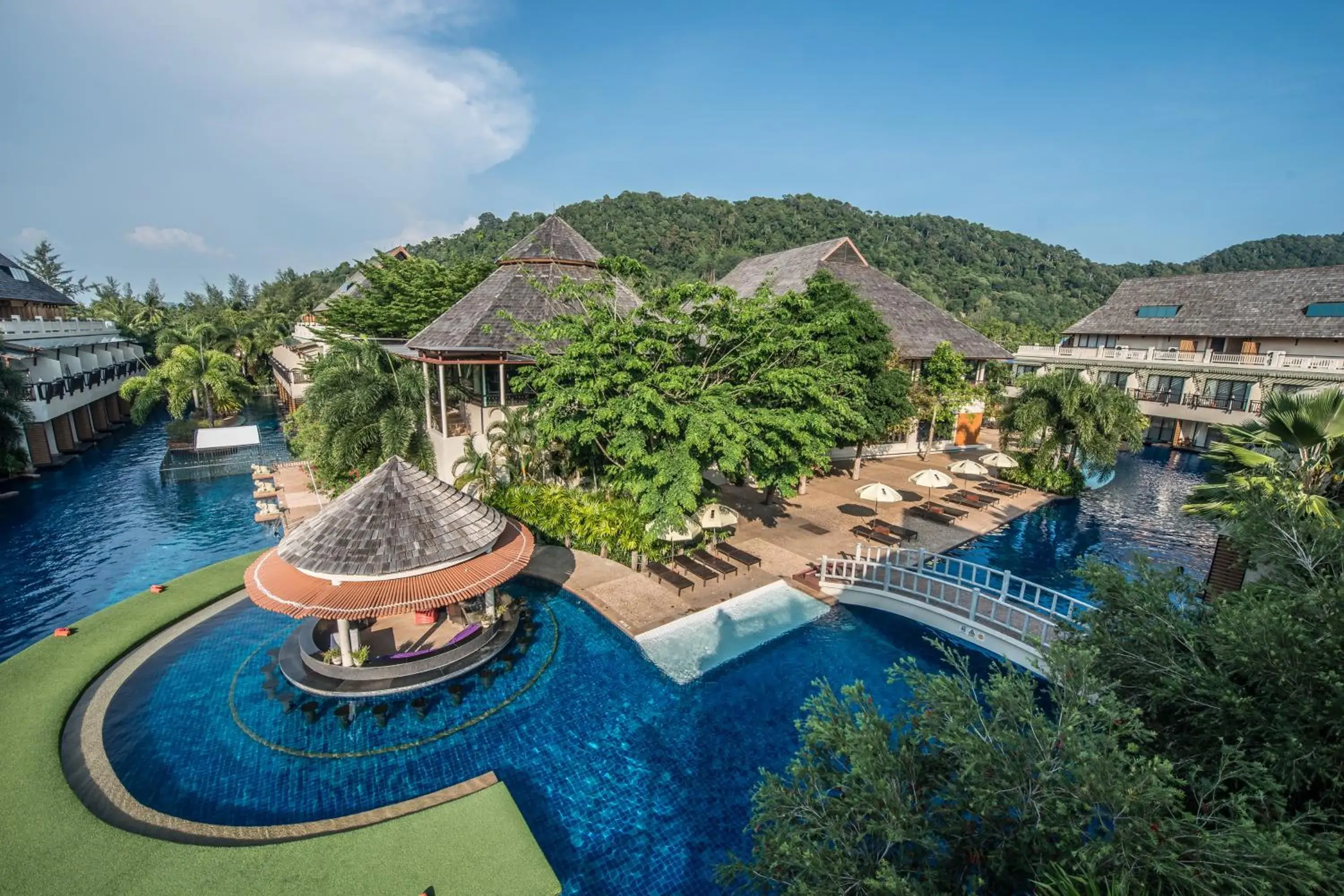 Swimming pool, Pool View in Chada Lanta Beach Resort - SHA Extra Plus