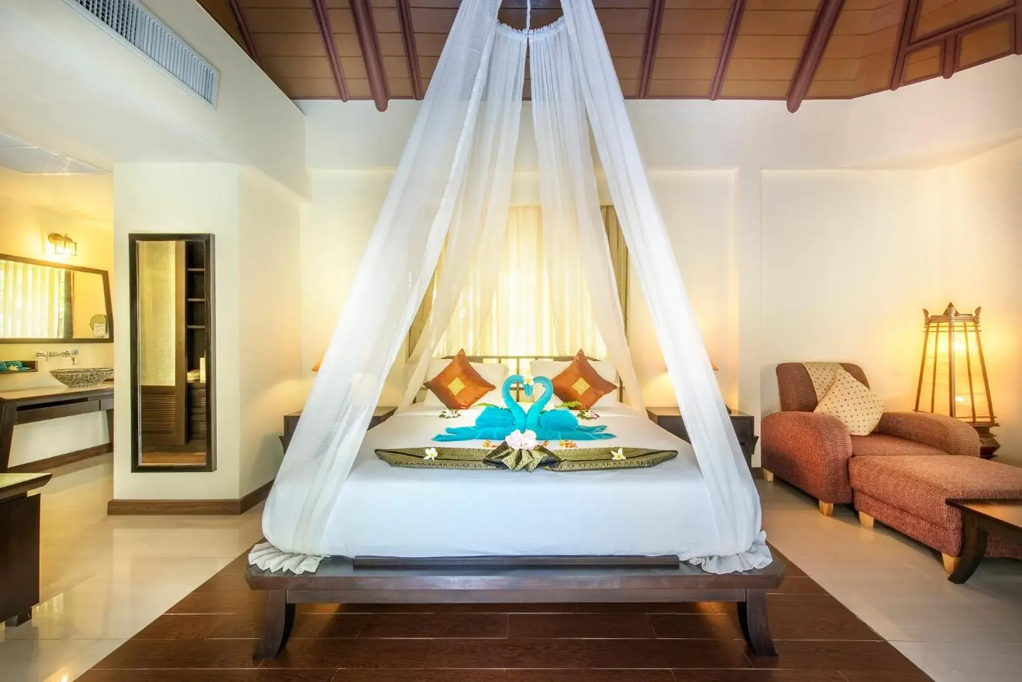 Bedroom, Bed in Chada Lanta Beach Resort - SHA Extra Plus