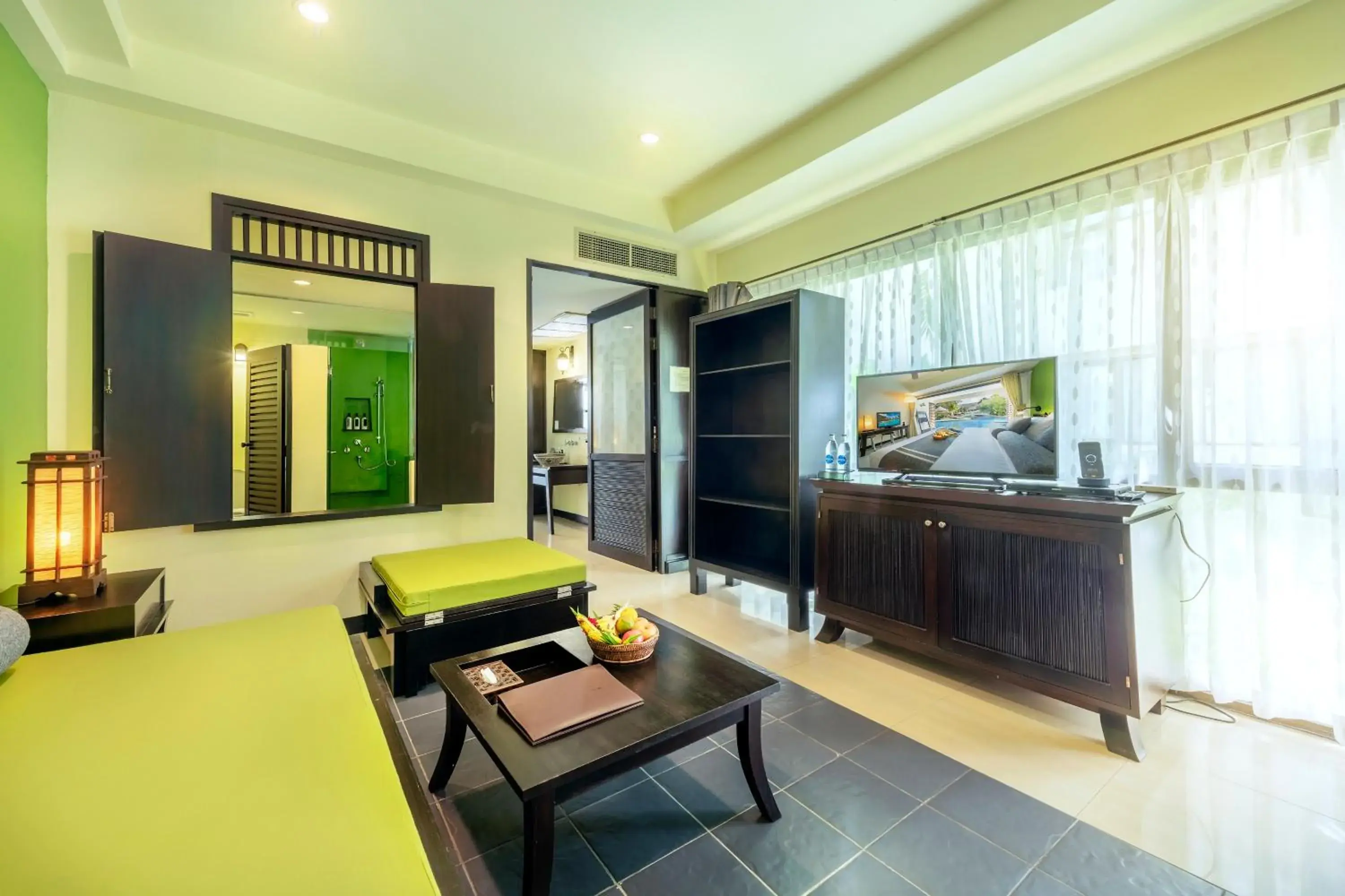 Living room in Chada Lanta Beach Resort - SHA Extra Plus
