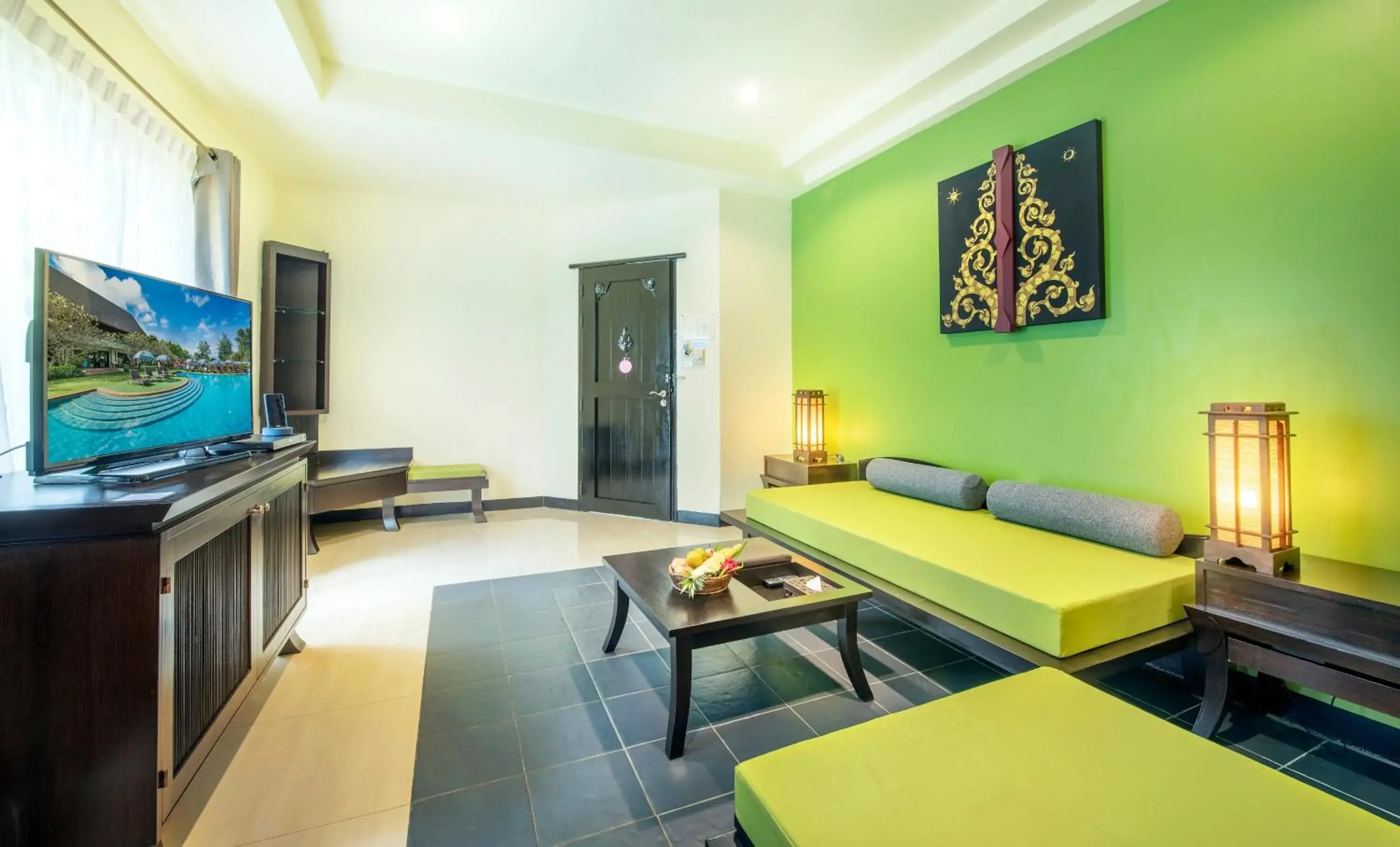 Living room, Seating Area in Chada Lanta Beach Resort - SHA Extra Plus