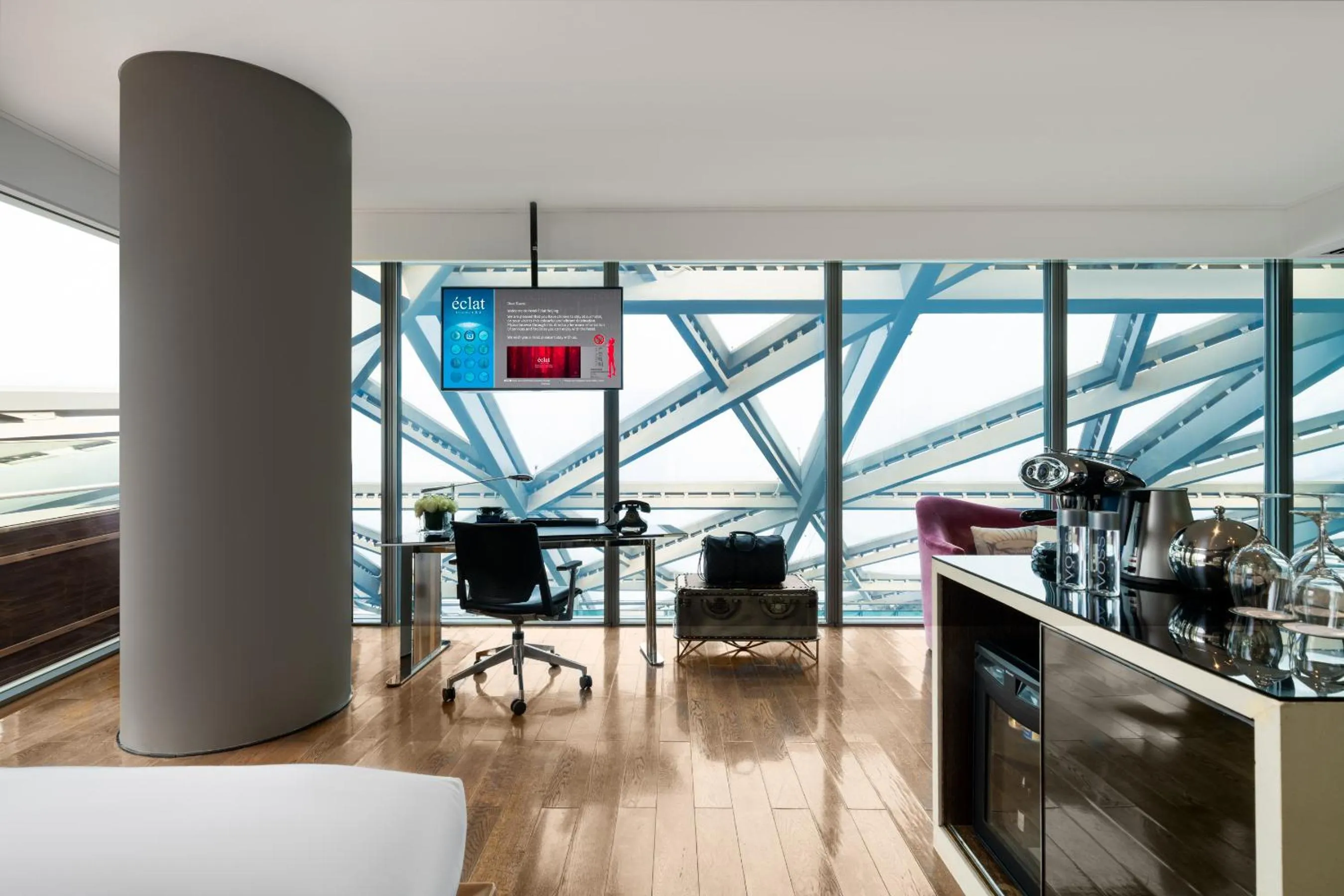 Living room in Hotel Éclat Beijing