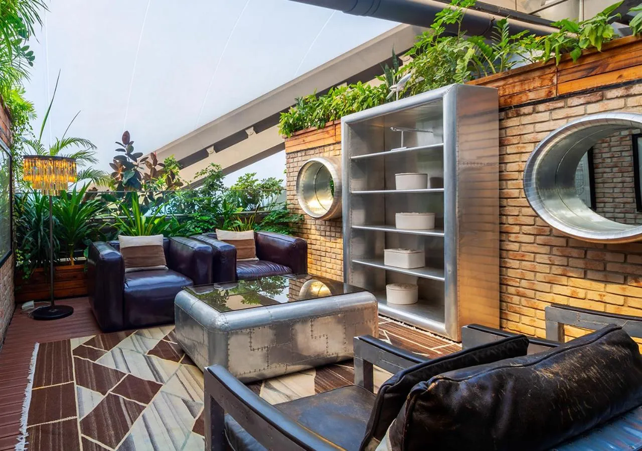 Balcony/Terrace in Hotel Éclat Beijing