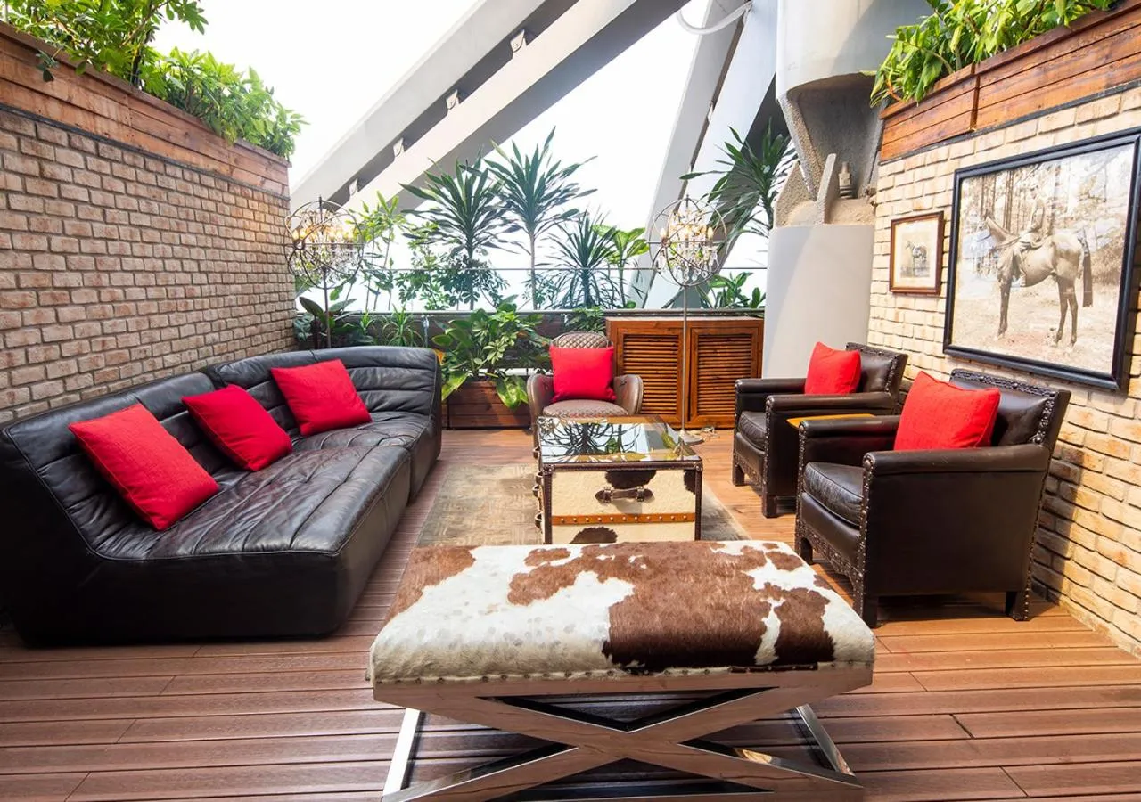 Balcony/Terrace in Hotel Éclat Beijing