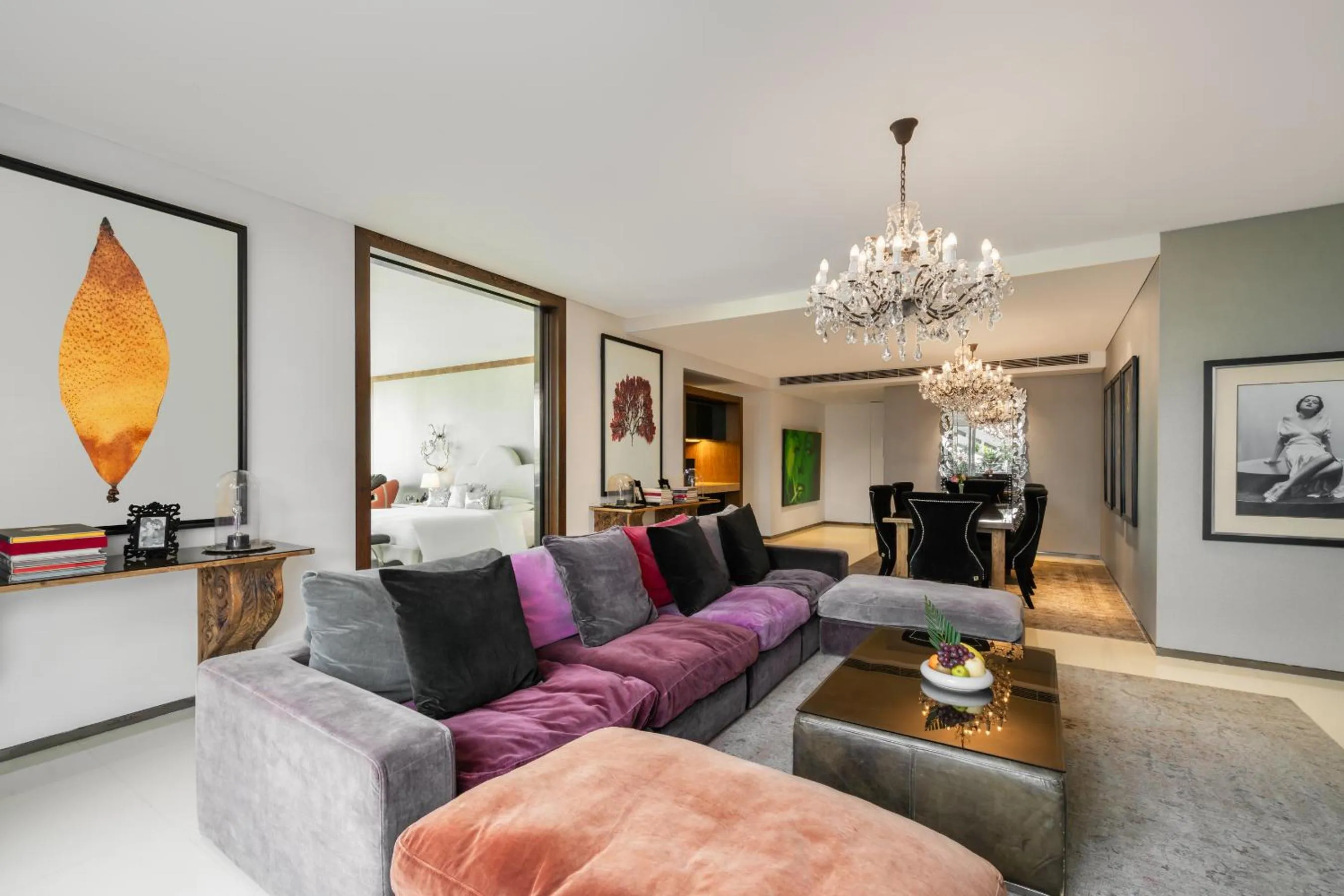 Living room in Hotel Éclat Beijing