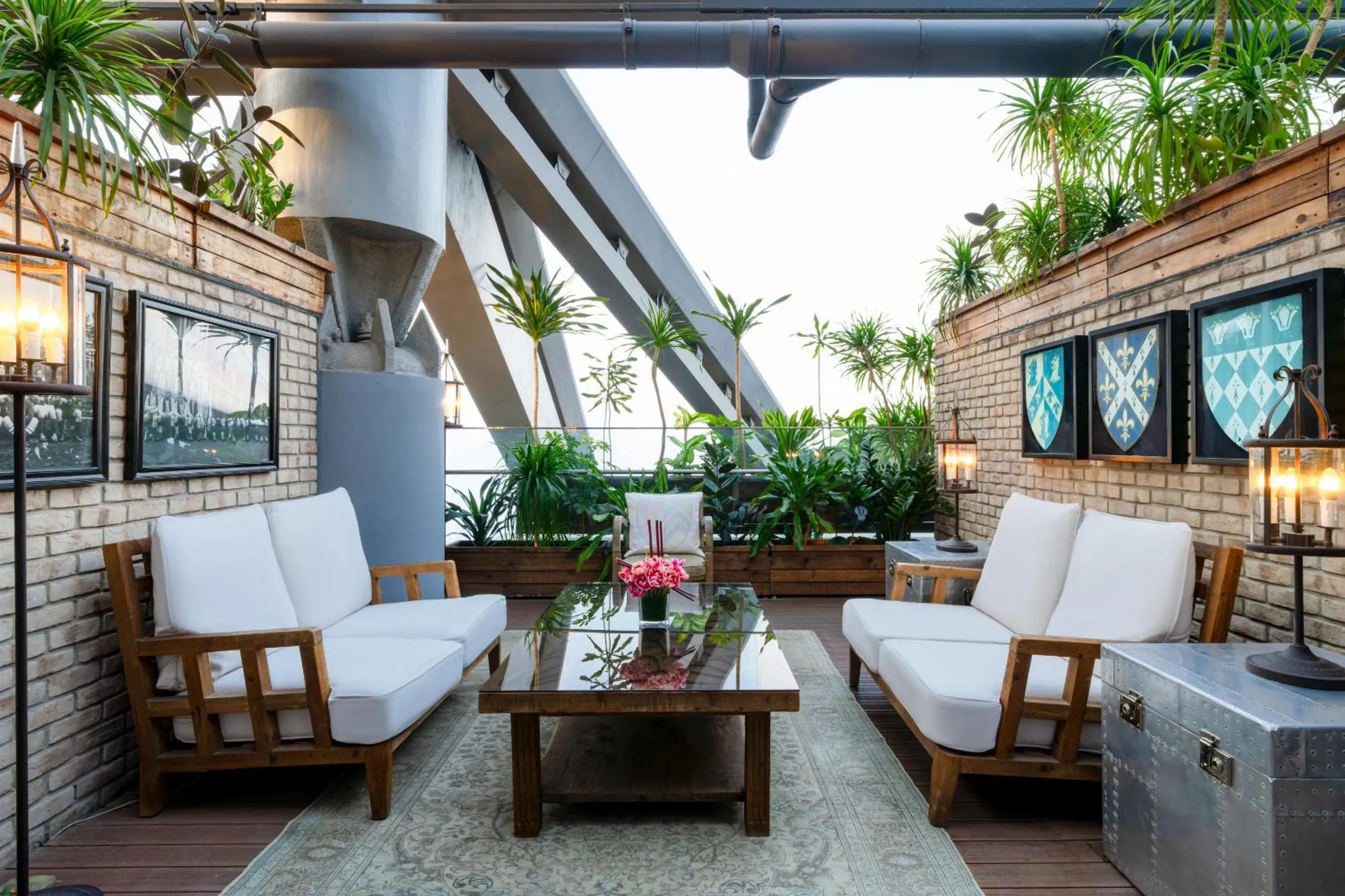 Balcony/Terrace in Hotel Éclat Beijing