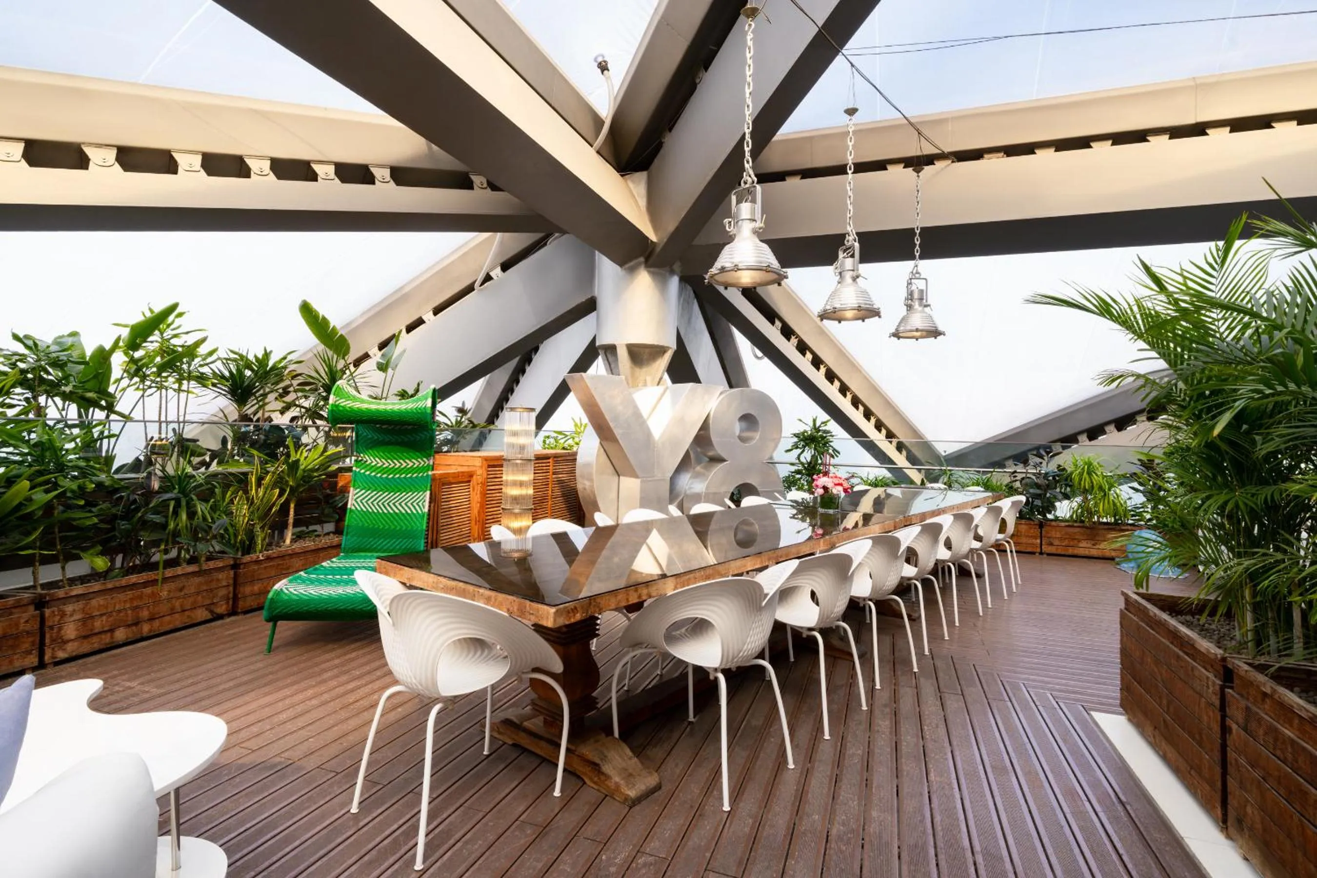 Balcony/Terrace in Hotel Éclat Beijing