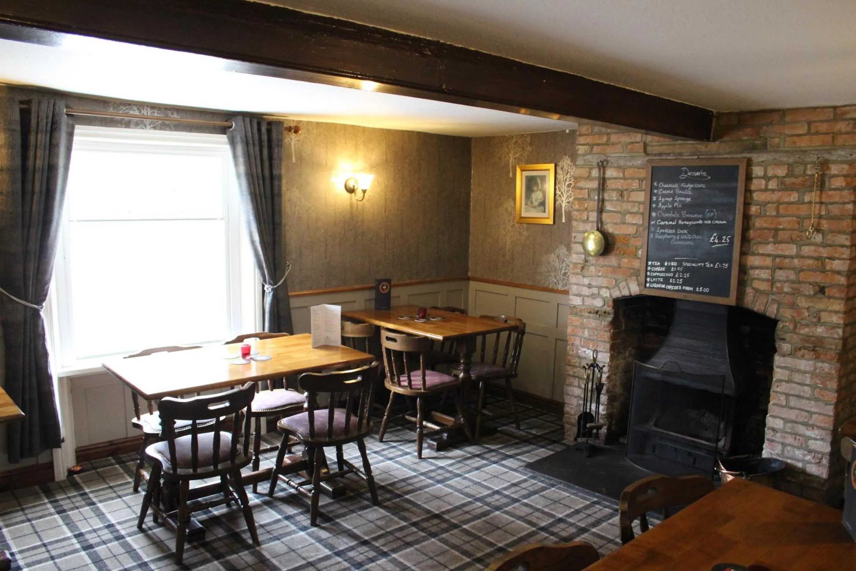 Dining area in The Lord Nelson Inn