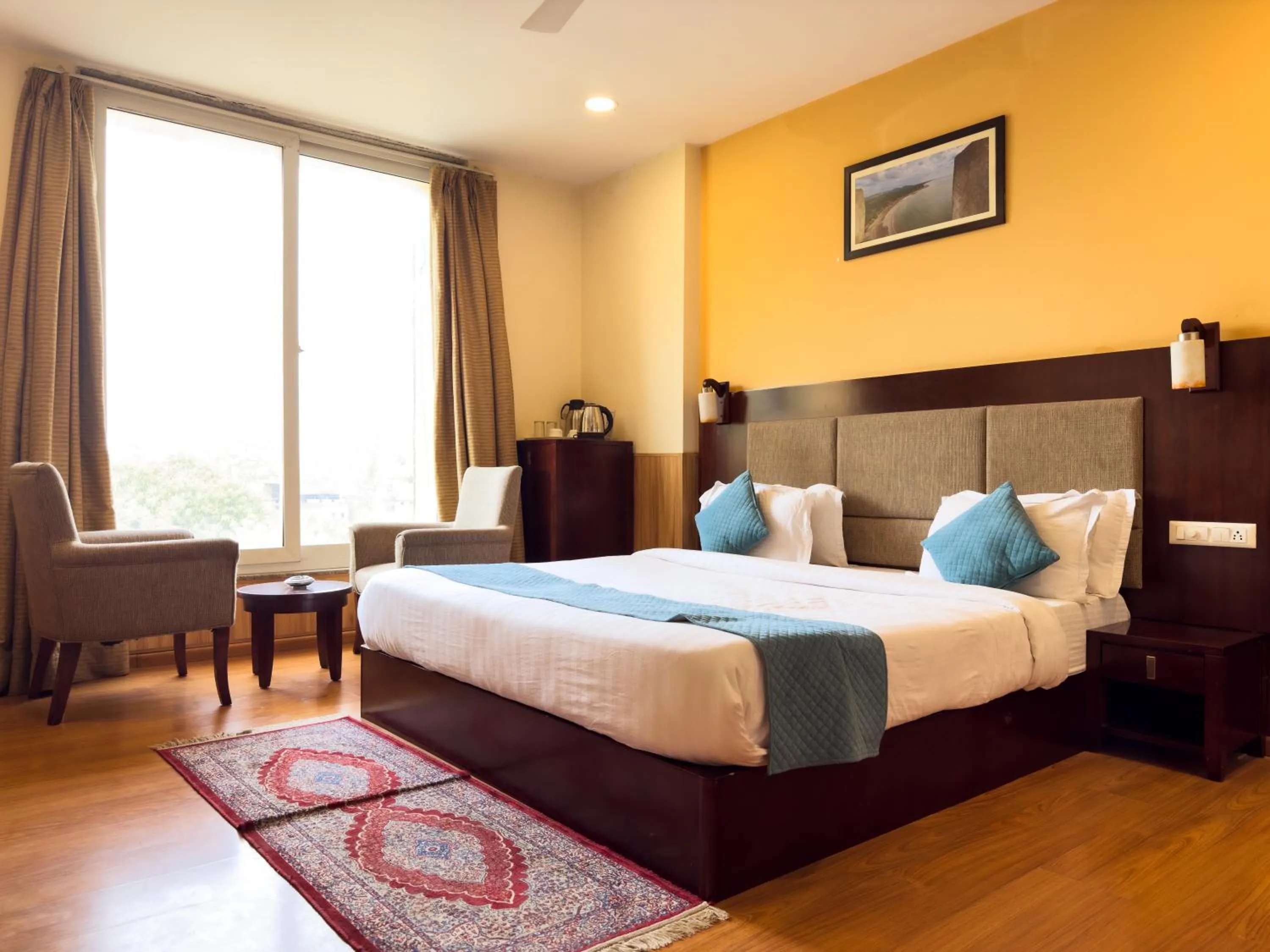 Bed in Hotel Royal Palm - A Budget Hotel in Udaipur