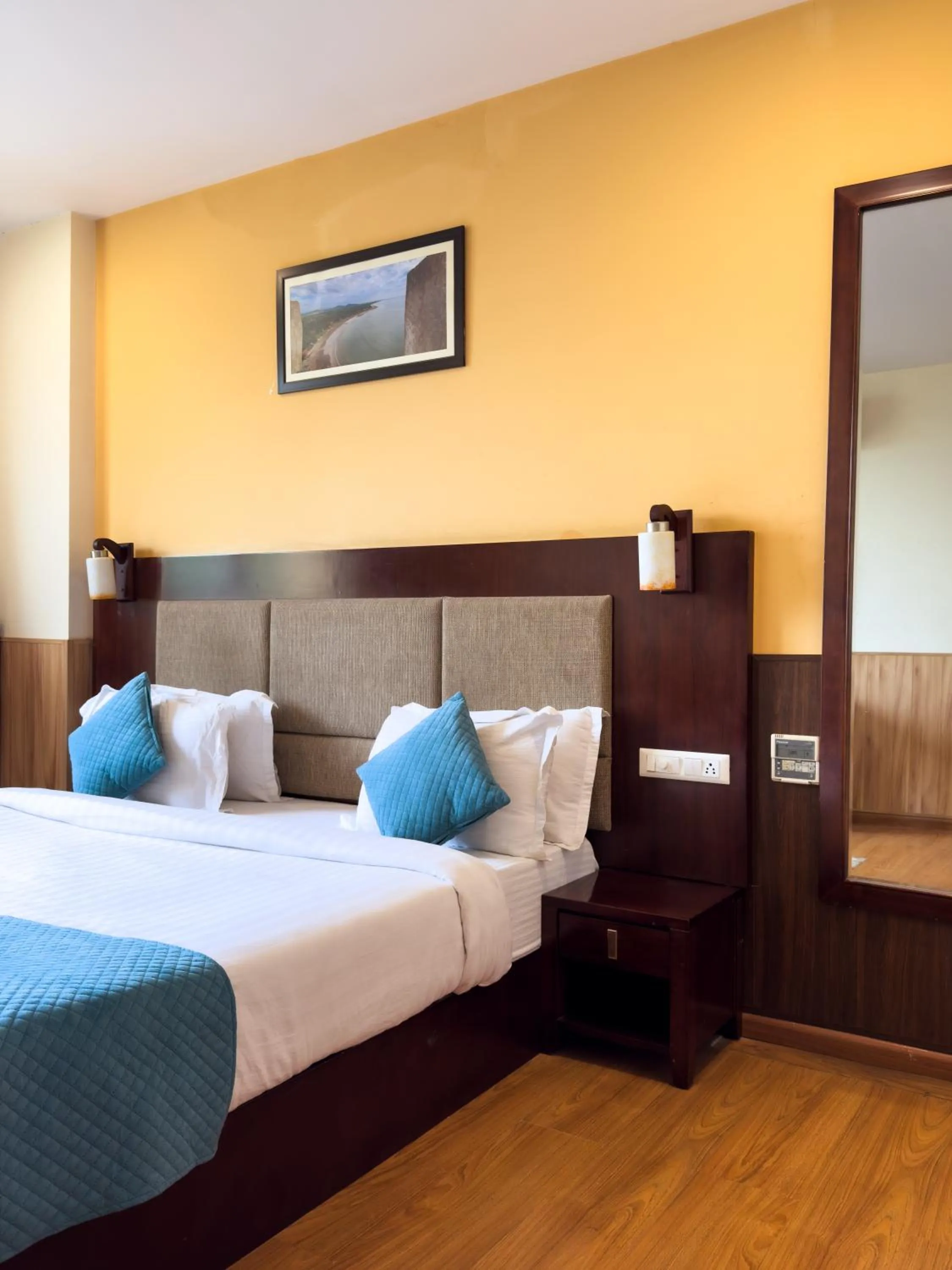 Bed in Hotel Royal Palm - A Budget Hotel in Udaipur