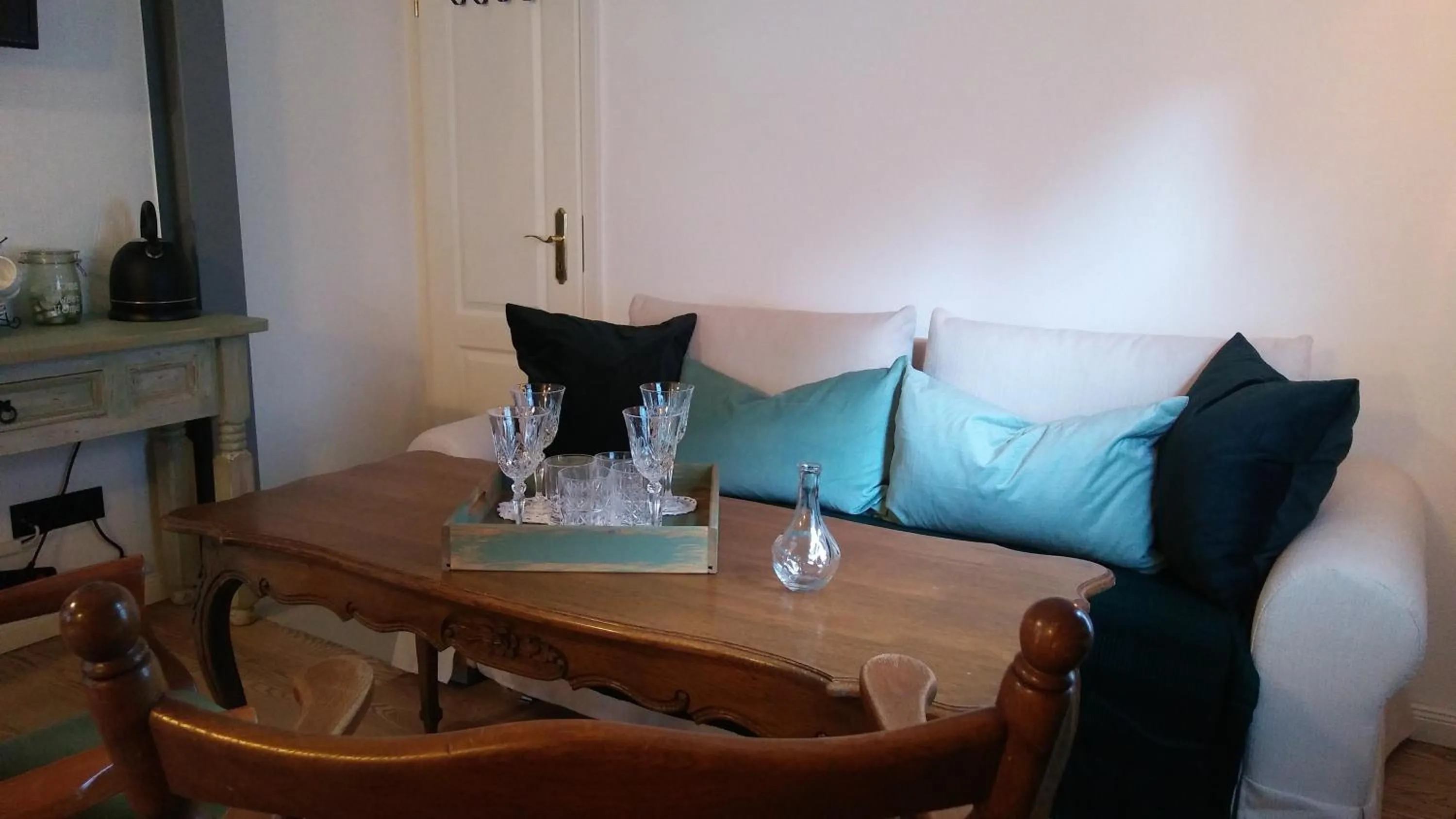 Seating area in HIER & JETZT in Monschau City