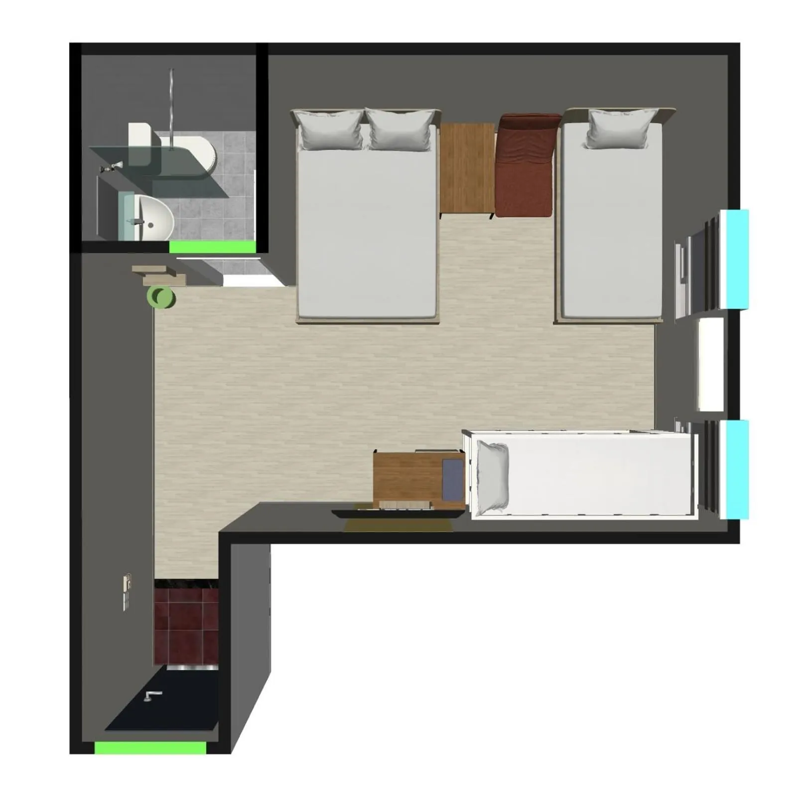 Floor plan in Hostel Tommy Renewal 2025