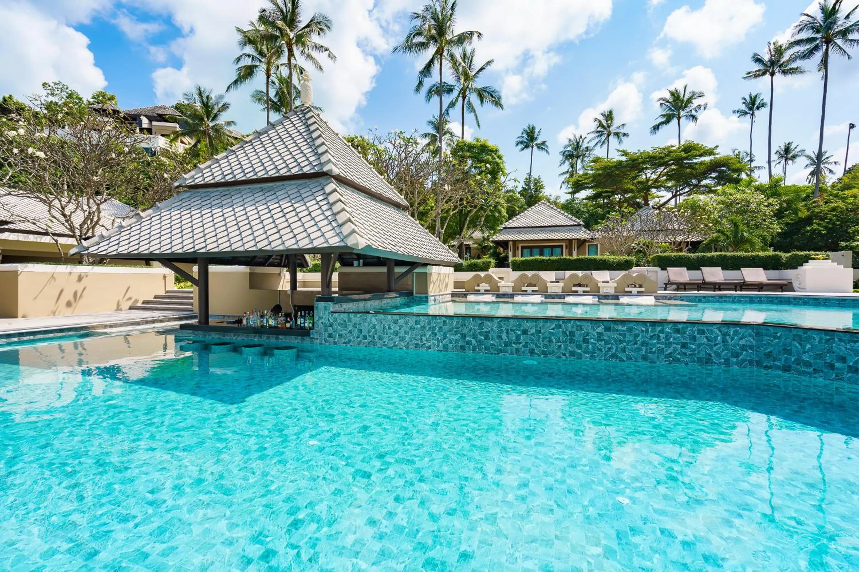 Pool view in Fair House Villas & Spa, Koh Samui