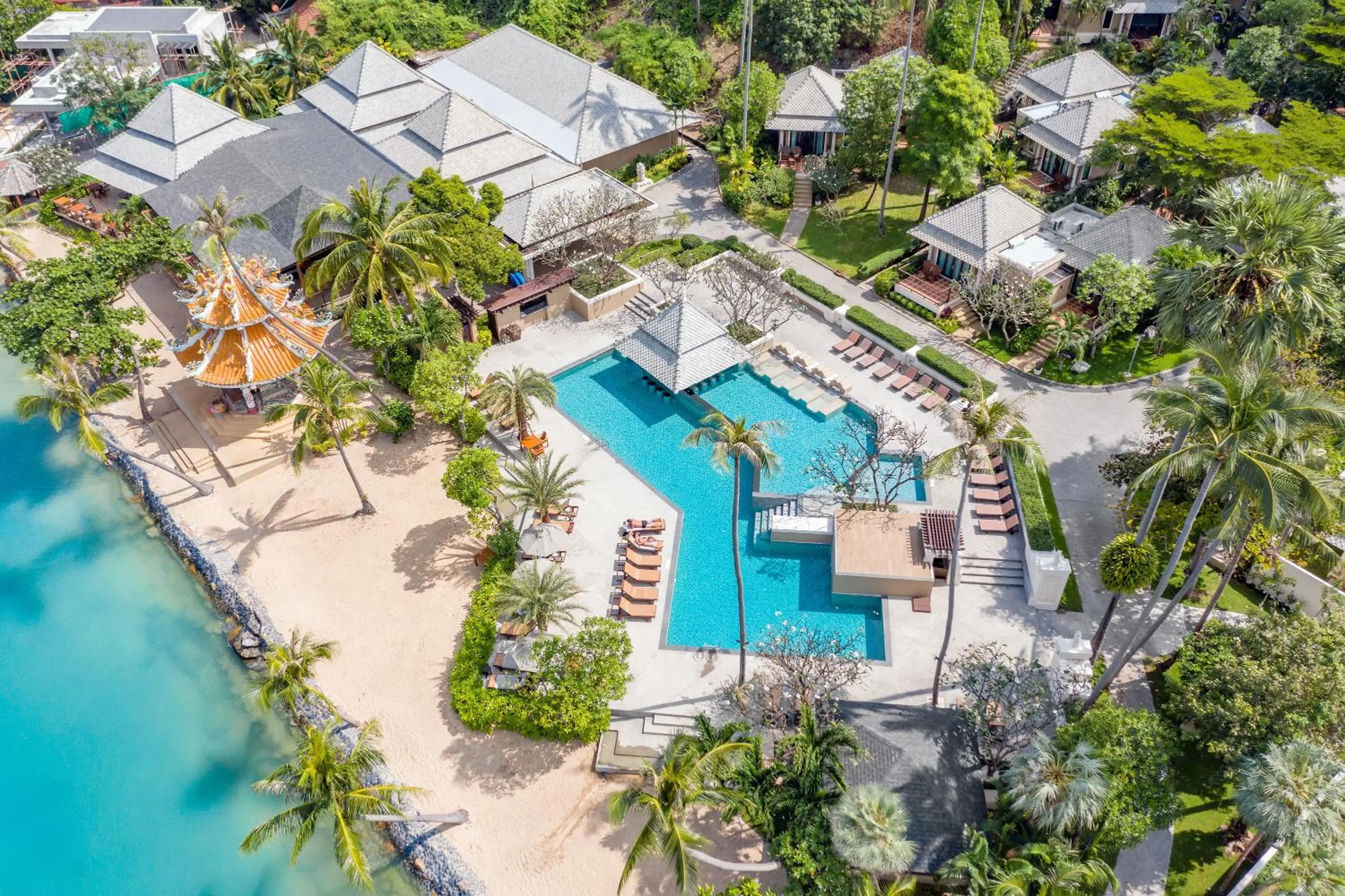 Bird's eye view in Fair House Villas & Spa, Koh Samui