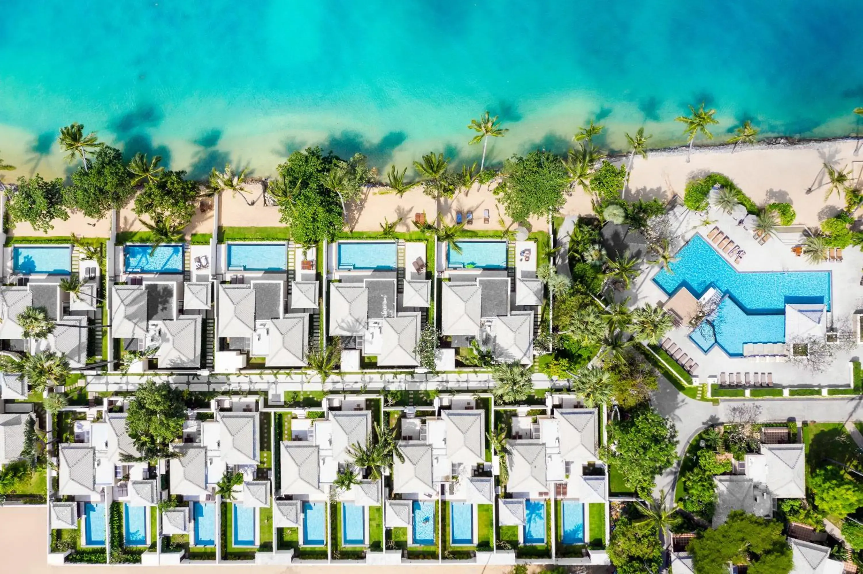 Bird's eye view in Fair House Villas & Spa, Koh Samui Bird's eye view in Fair House Villas & Spa, Koh Samui