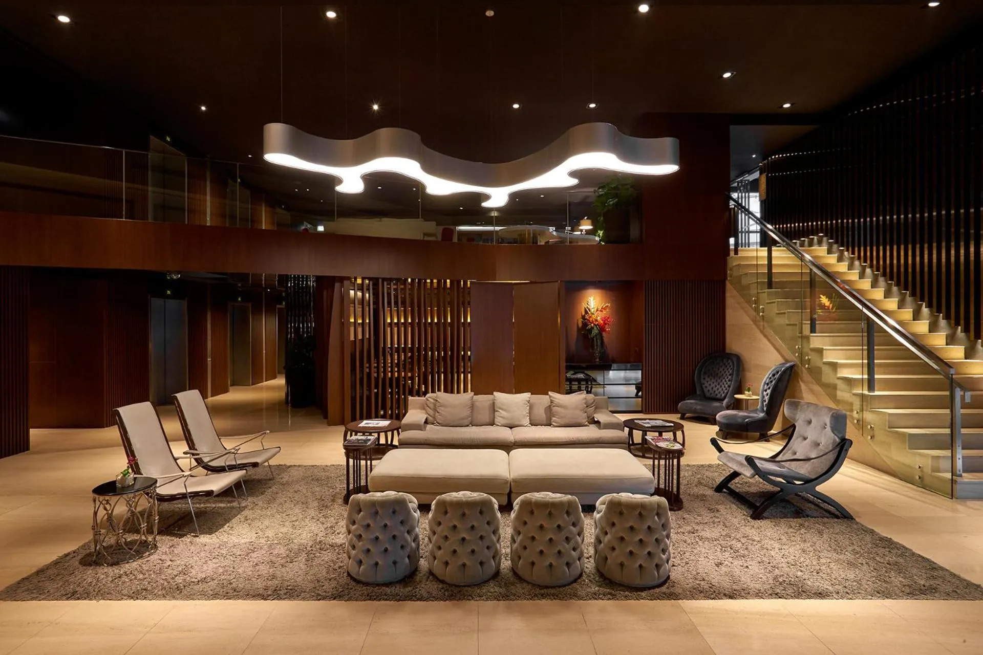 Lobby or reception in Pan Pacific Serviced Suites Beach Road, Singapore