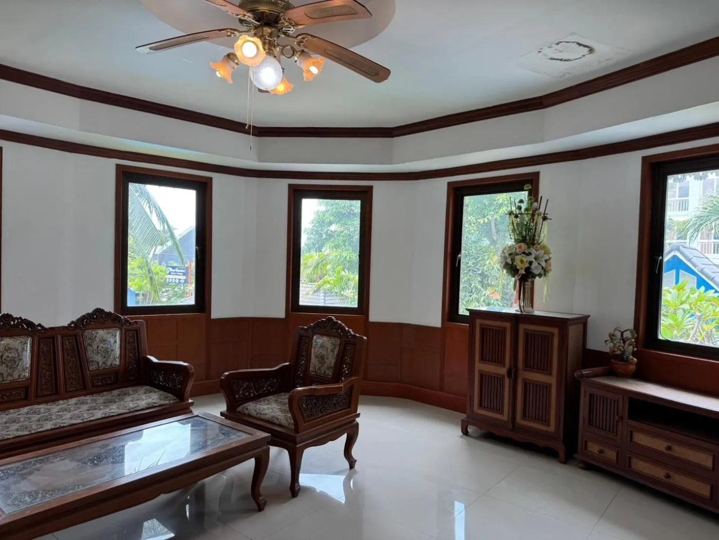 Living room in Blue Garden Resort Pattaya