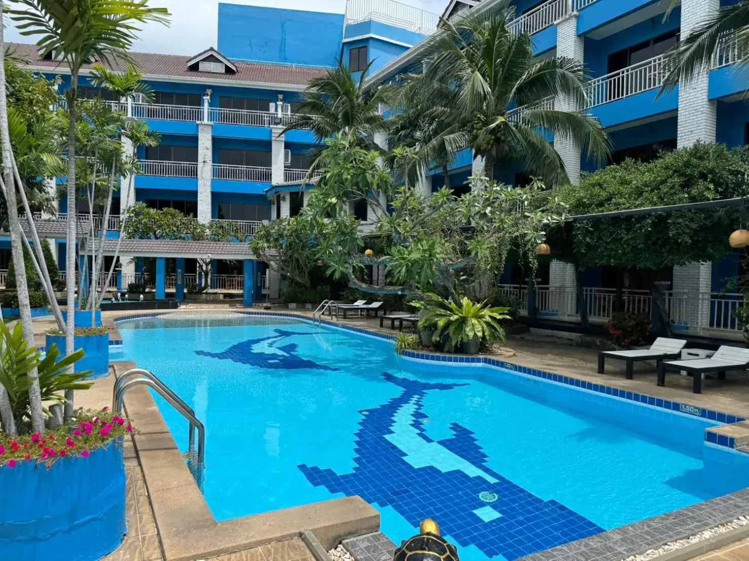 Swimming pool in Blue Garden Resort Pattaya Swimming pool in Blue Garden Resort Pattaya