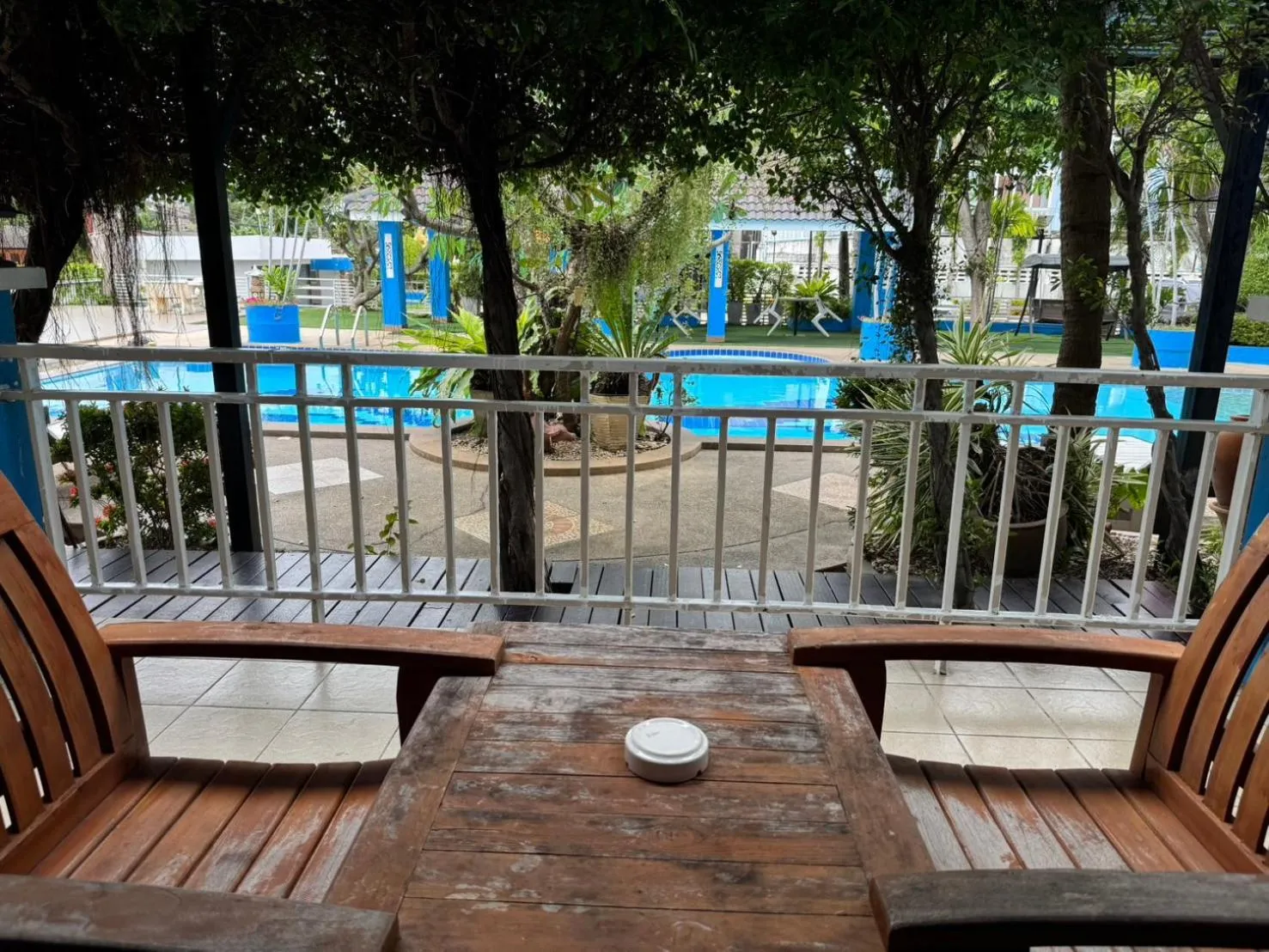 Balcony/Terrace in Blue Garden Resort Pattaya