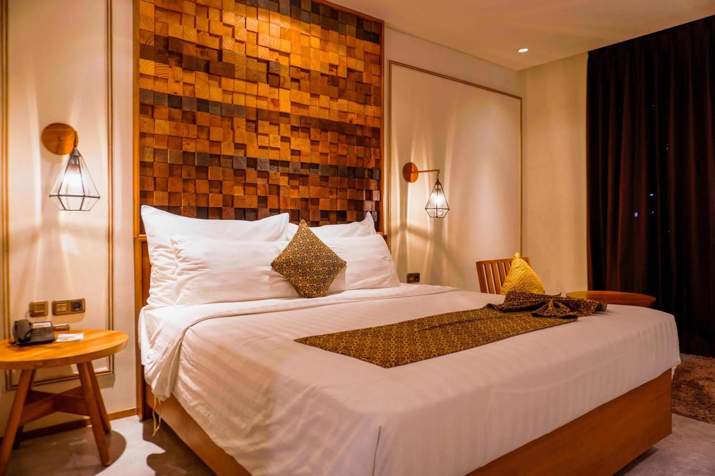 Bed in de JAVA Hotel Bandung